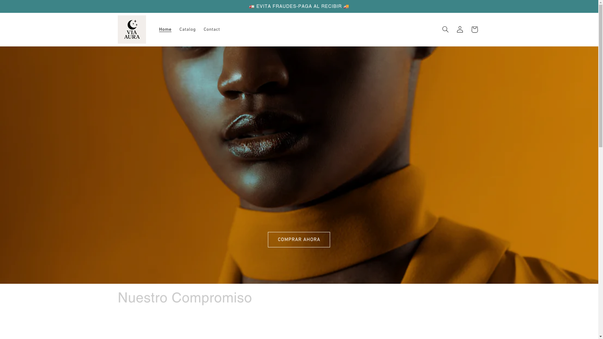 website screenshot of https://viaaura.net/