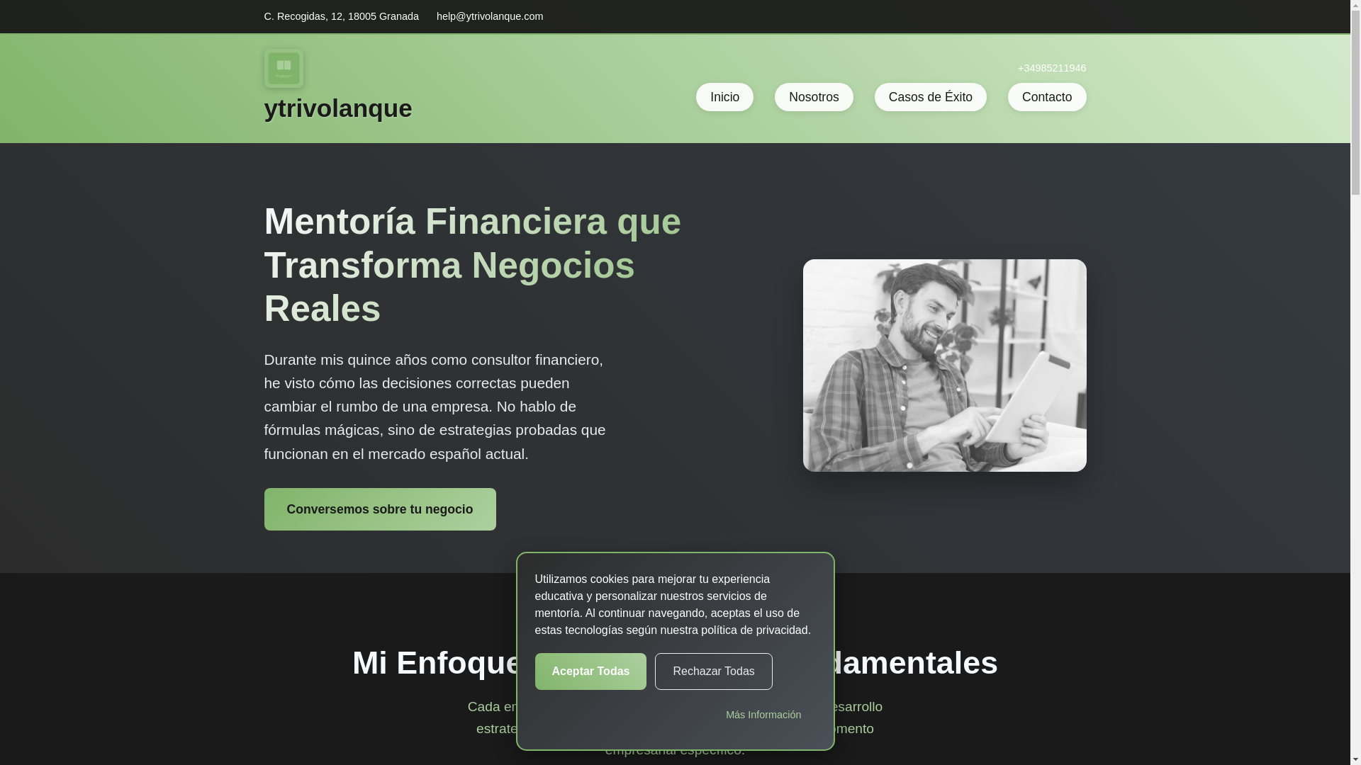 website screenshot of https://ytrivolanque.com/