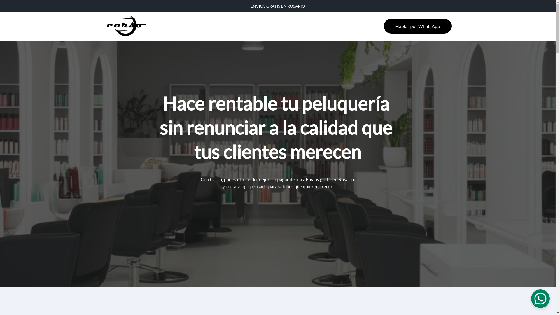 website screenshot of https://carsoargentina.com/