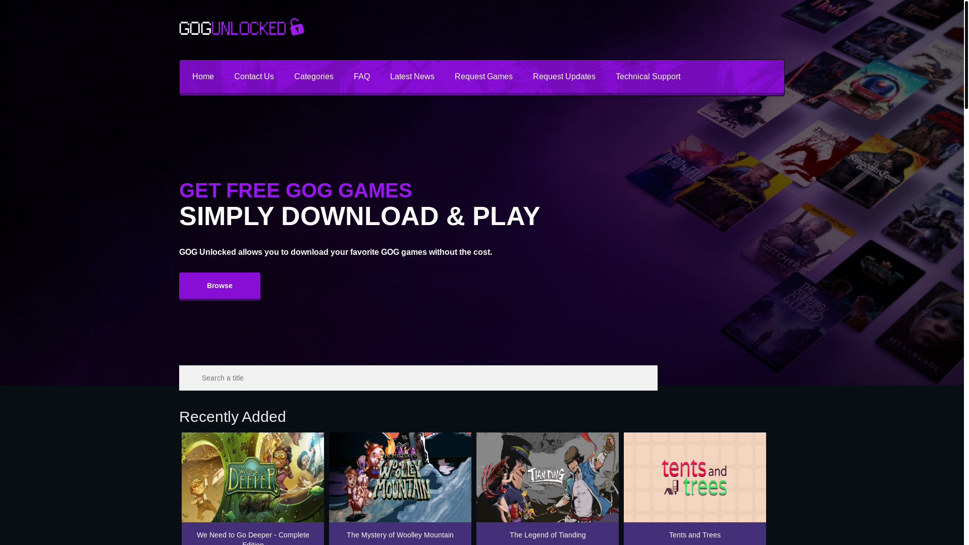website screenshot of https://gogunlocked.com/