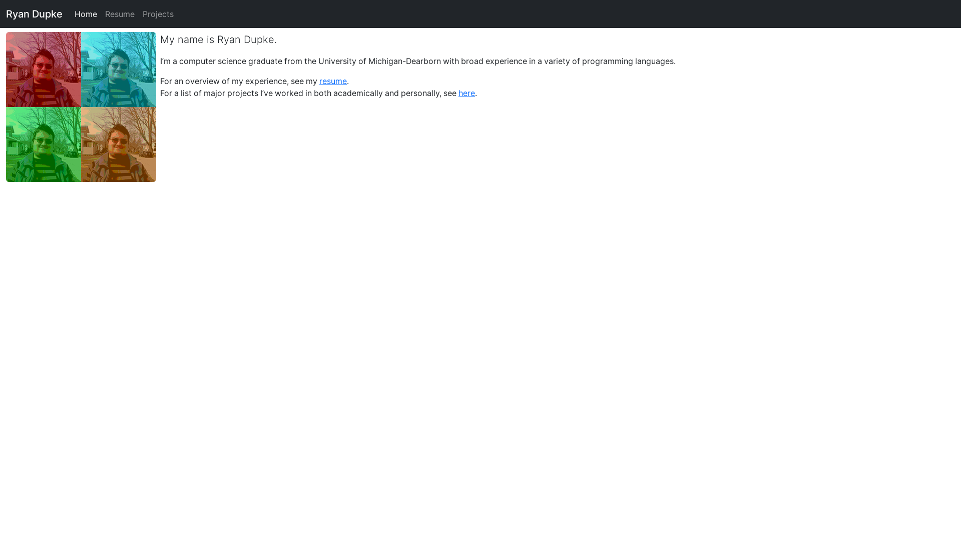website screenshot of https://ryandupkedotcom.pages.dev/