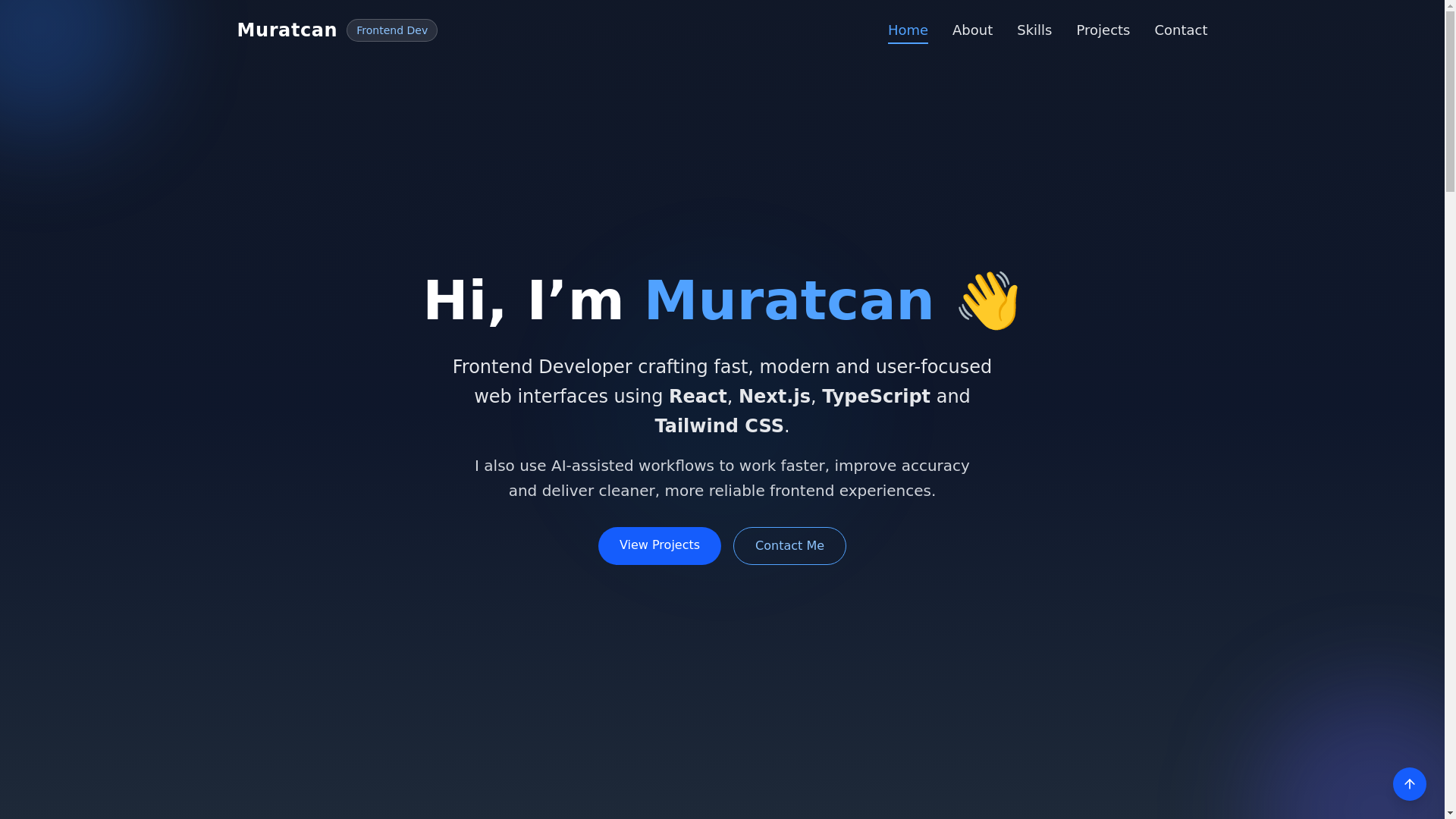 website screenshot of https://muratcansalih.com/