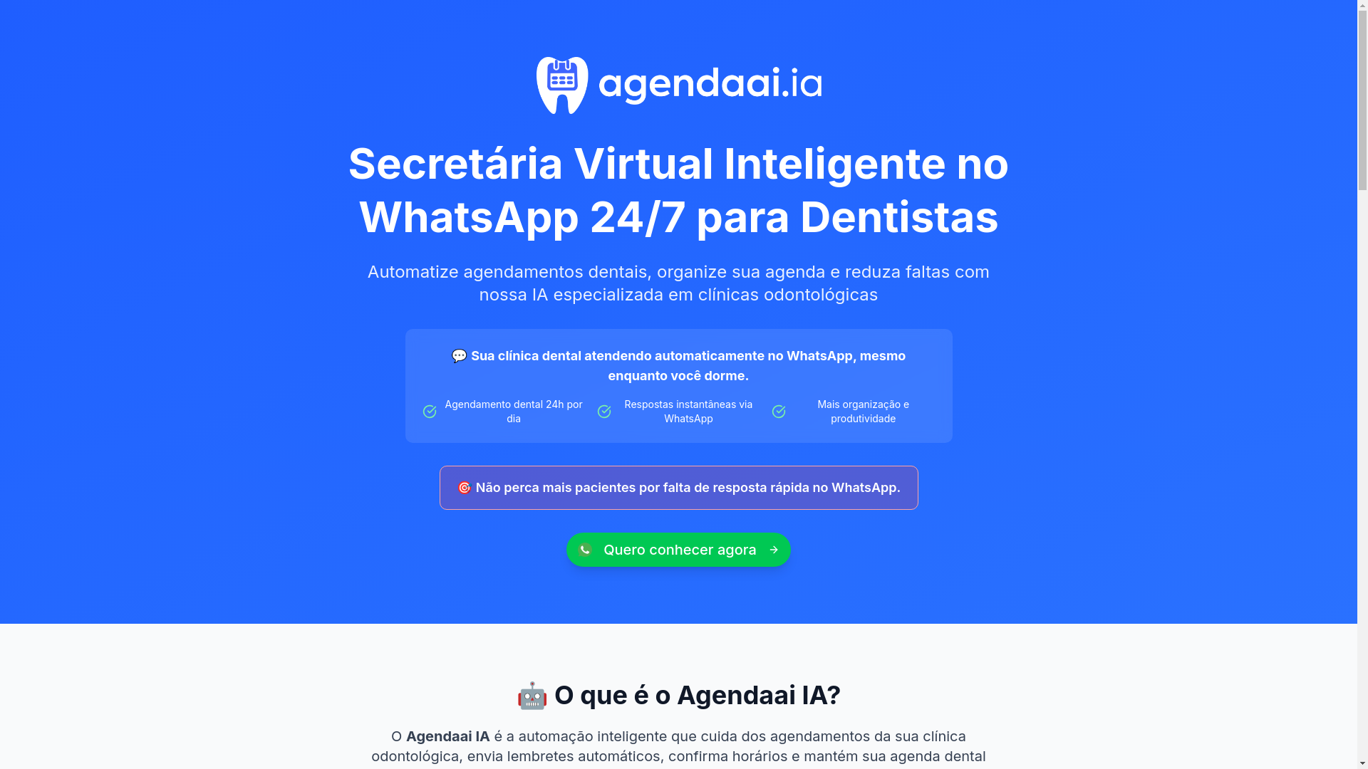 website screenshot of https://agendaai-ia.digital/