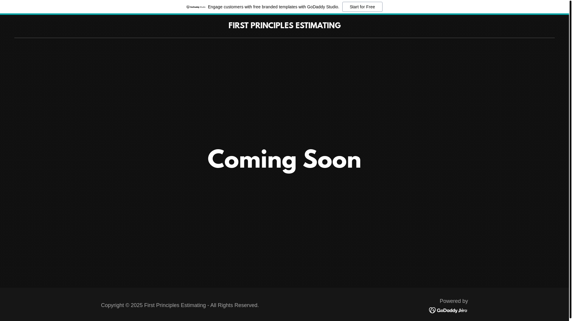 website screenshot of https://fpestimating.com.au/