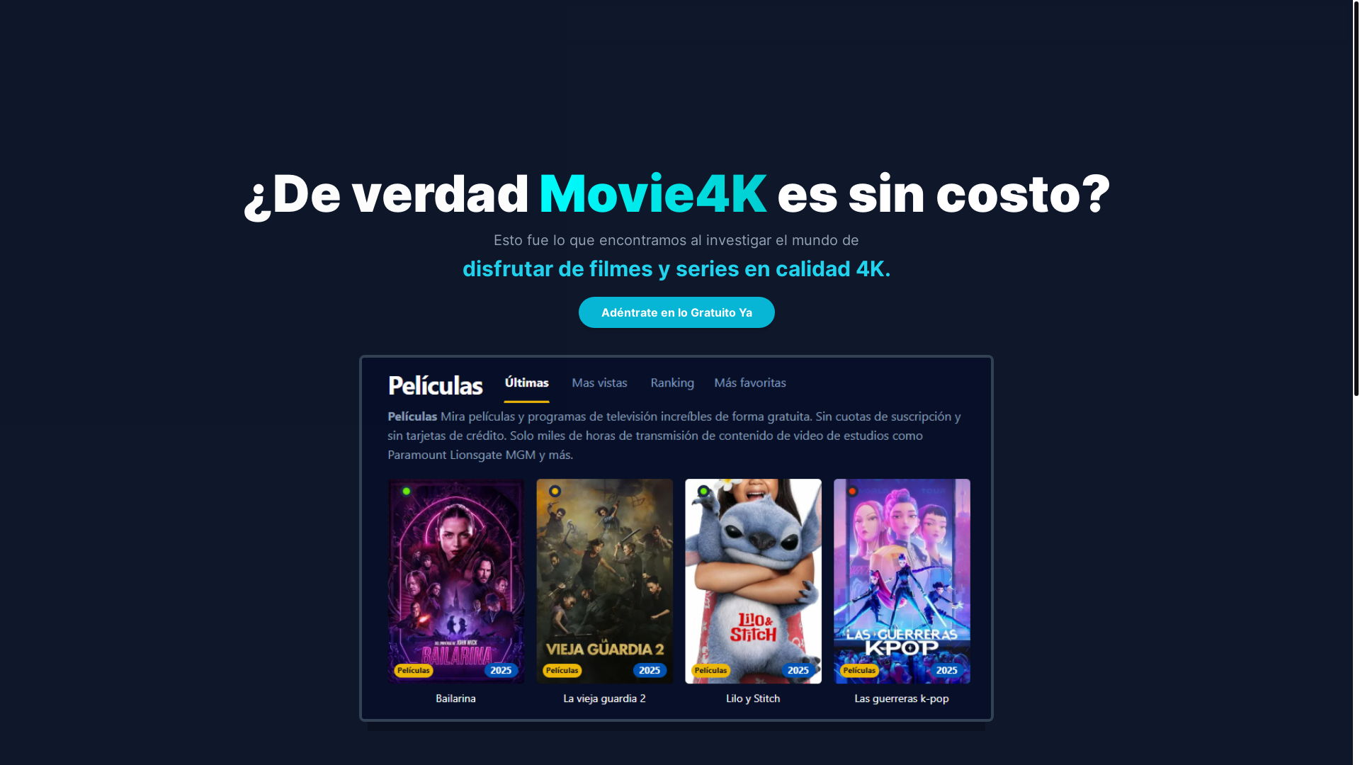 website screenshot of https://movie4k-v8yb.pages.dev/