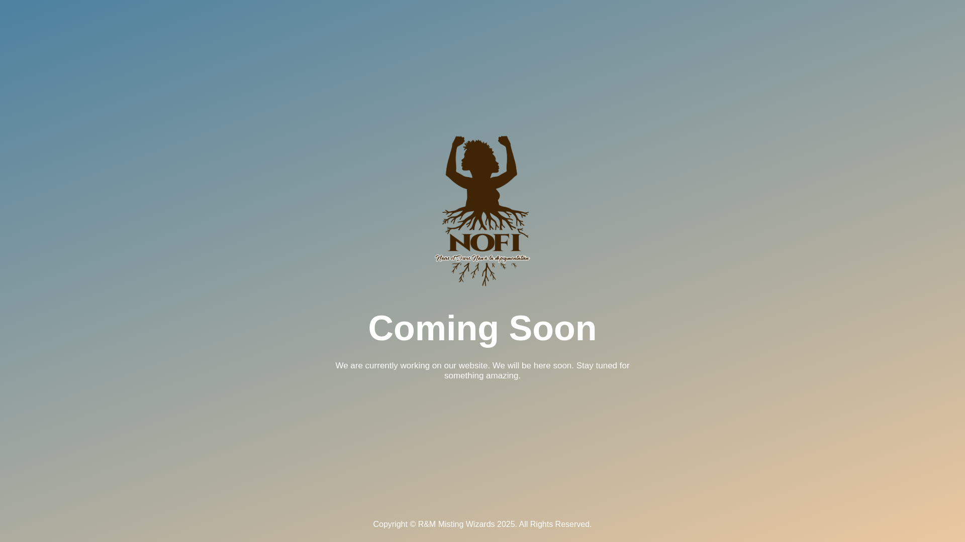 website screenshot of https://nofimovement.org/