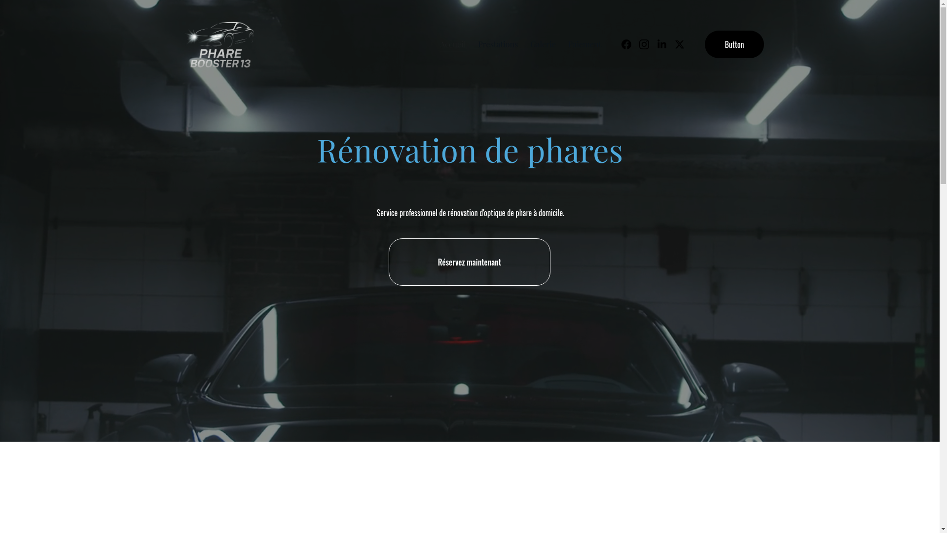 website screenshot of https://pharebooster13.fr/