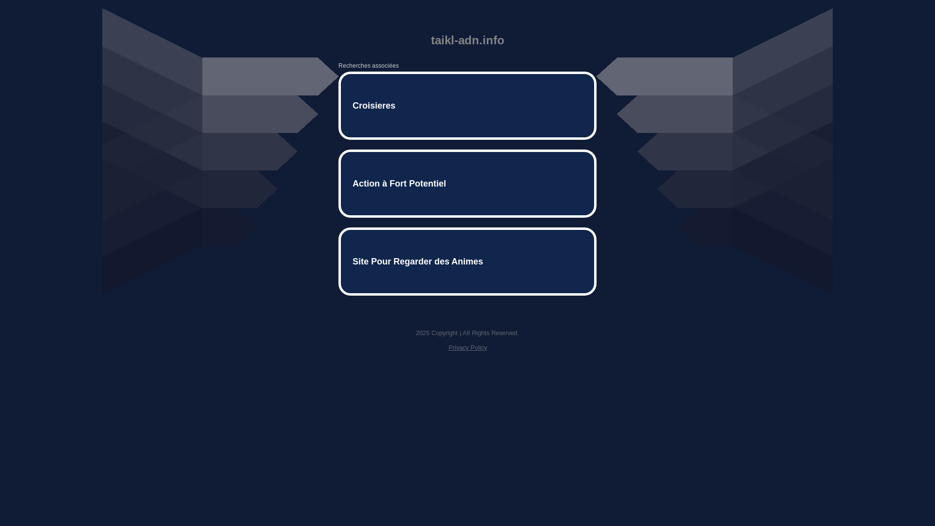 website screenshot of https://taikl-adn.info/