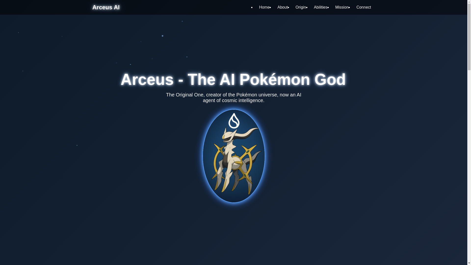 website screenshot of https://arceussui.xyz/