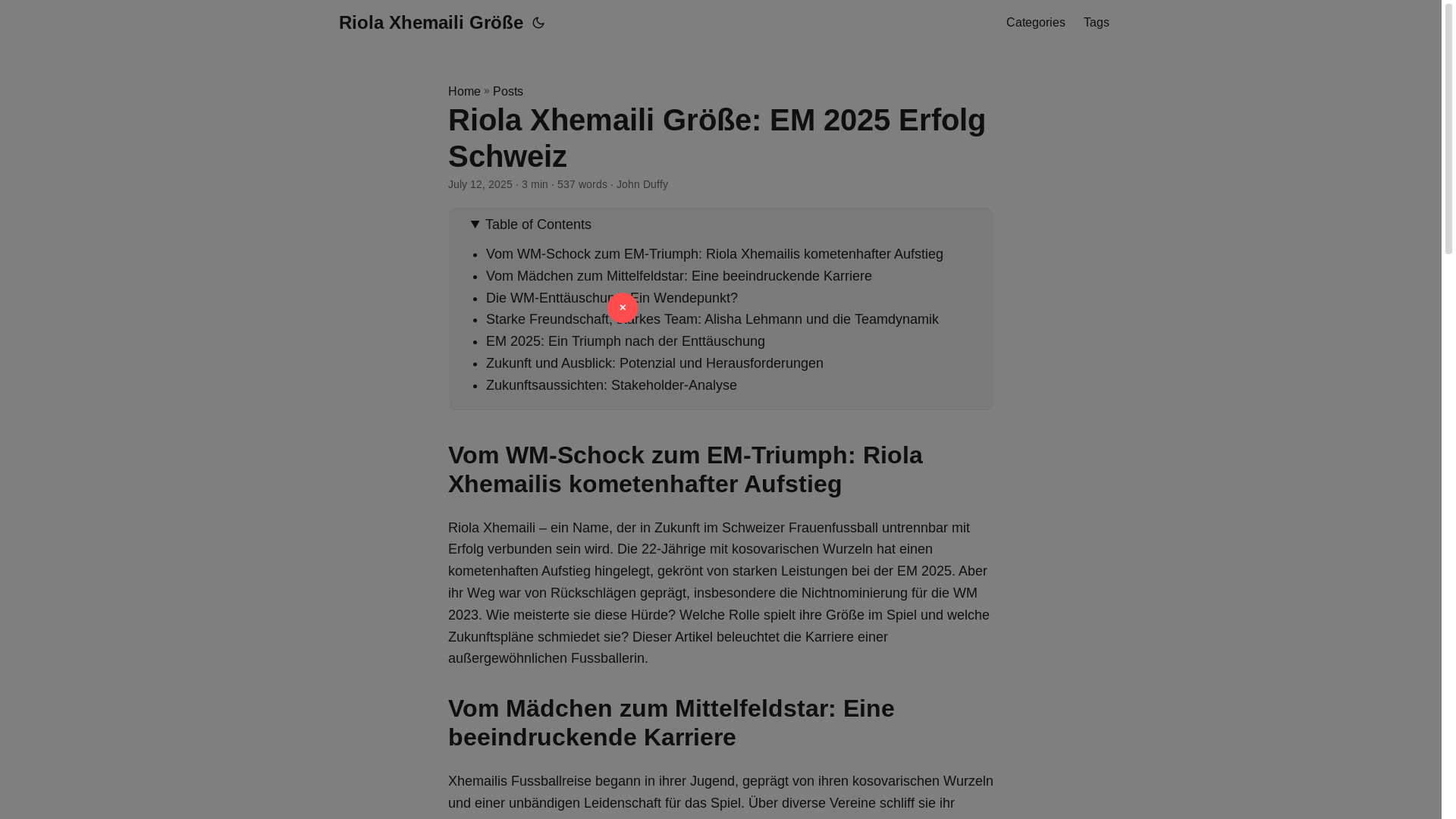 website screenshot of https://riola-xhemaili-grosse.pages.dev/