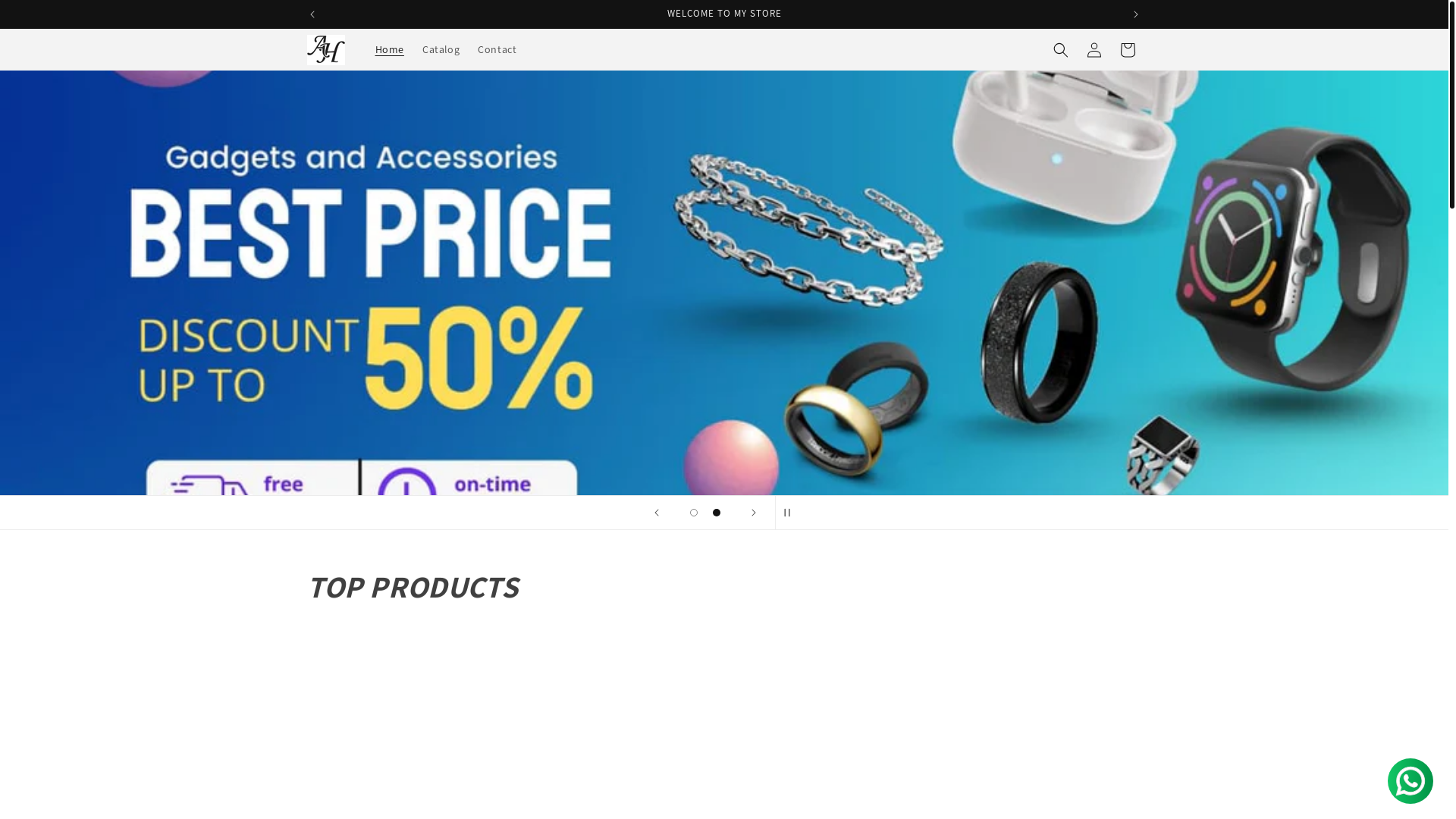 website screenshot of https://alhuraircollections.store/