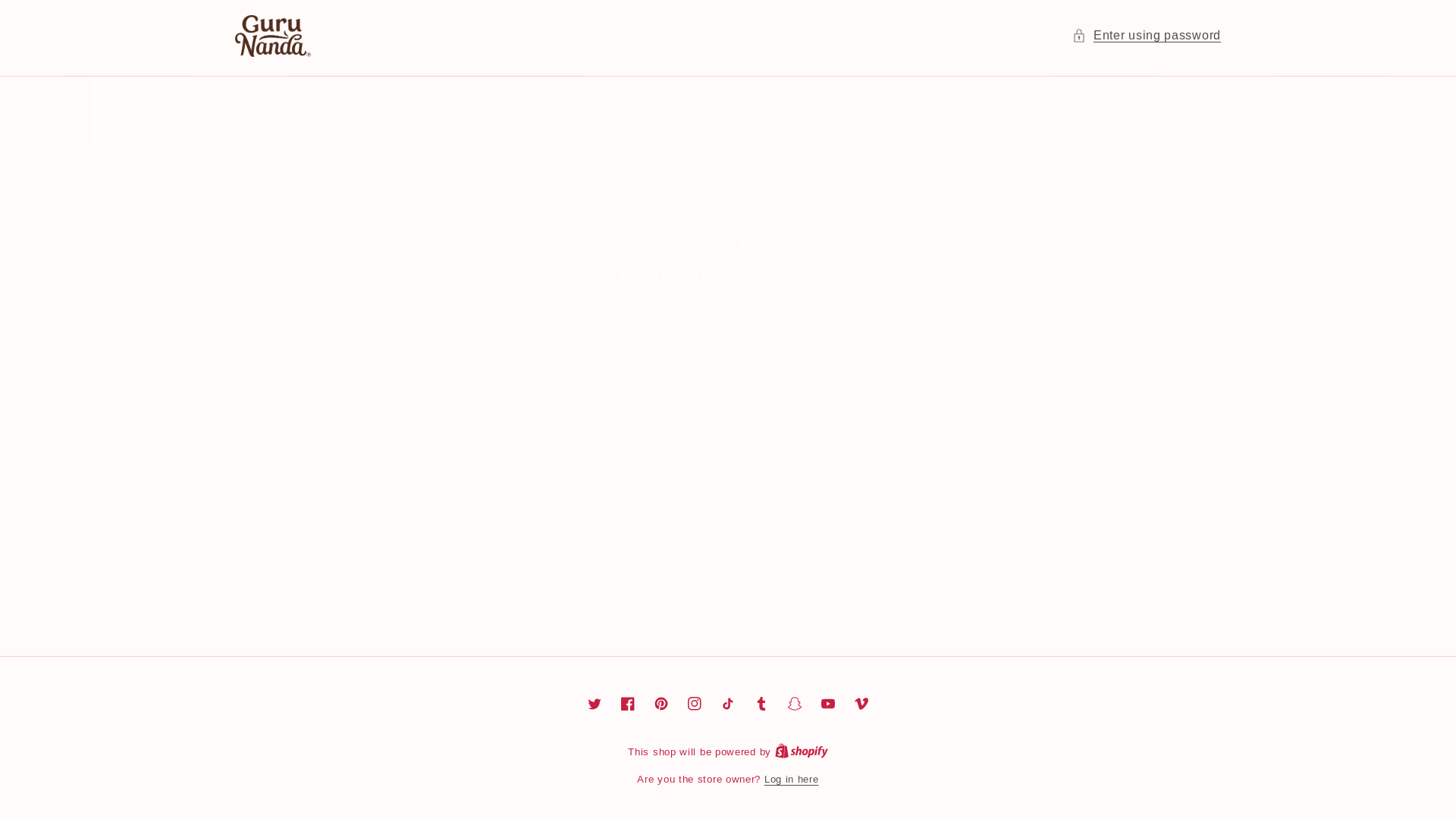 website screenshot of https://gurunandaorals.store/