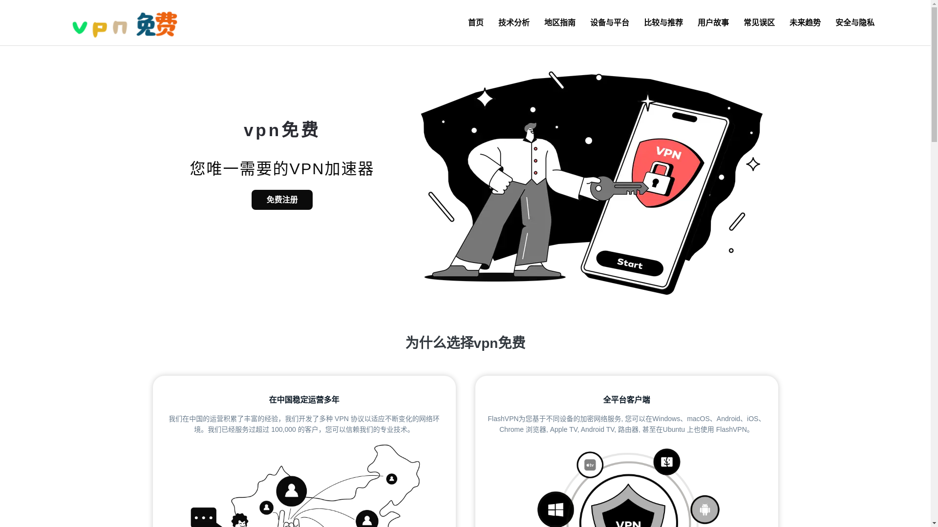website screenshot of https://s1-freevpnhub.com/
