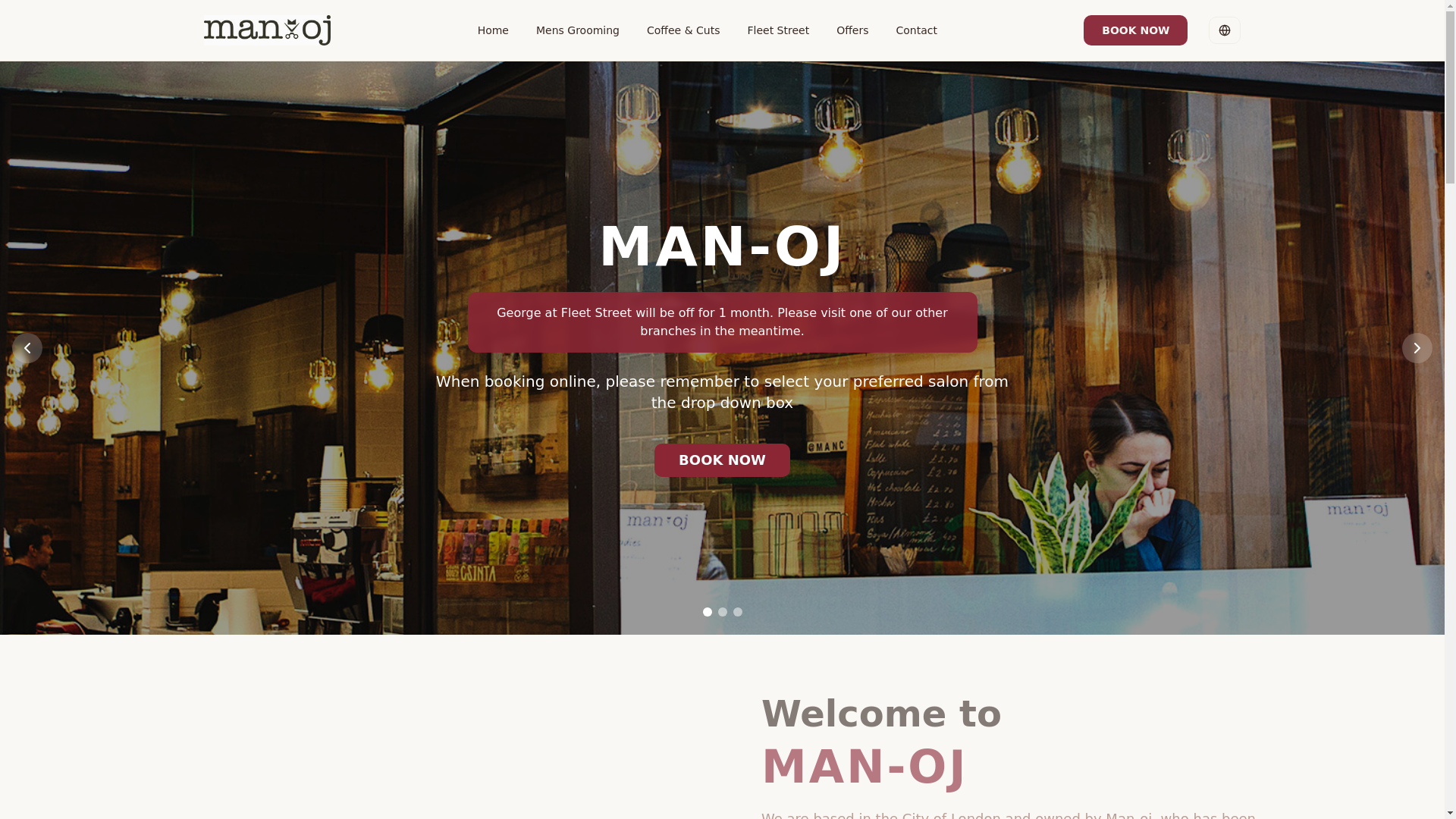 website screenshot of https://man-oj-oneclick.pages.dev/