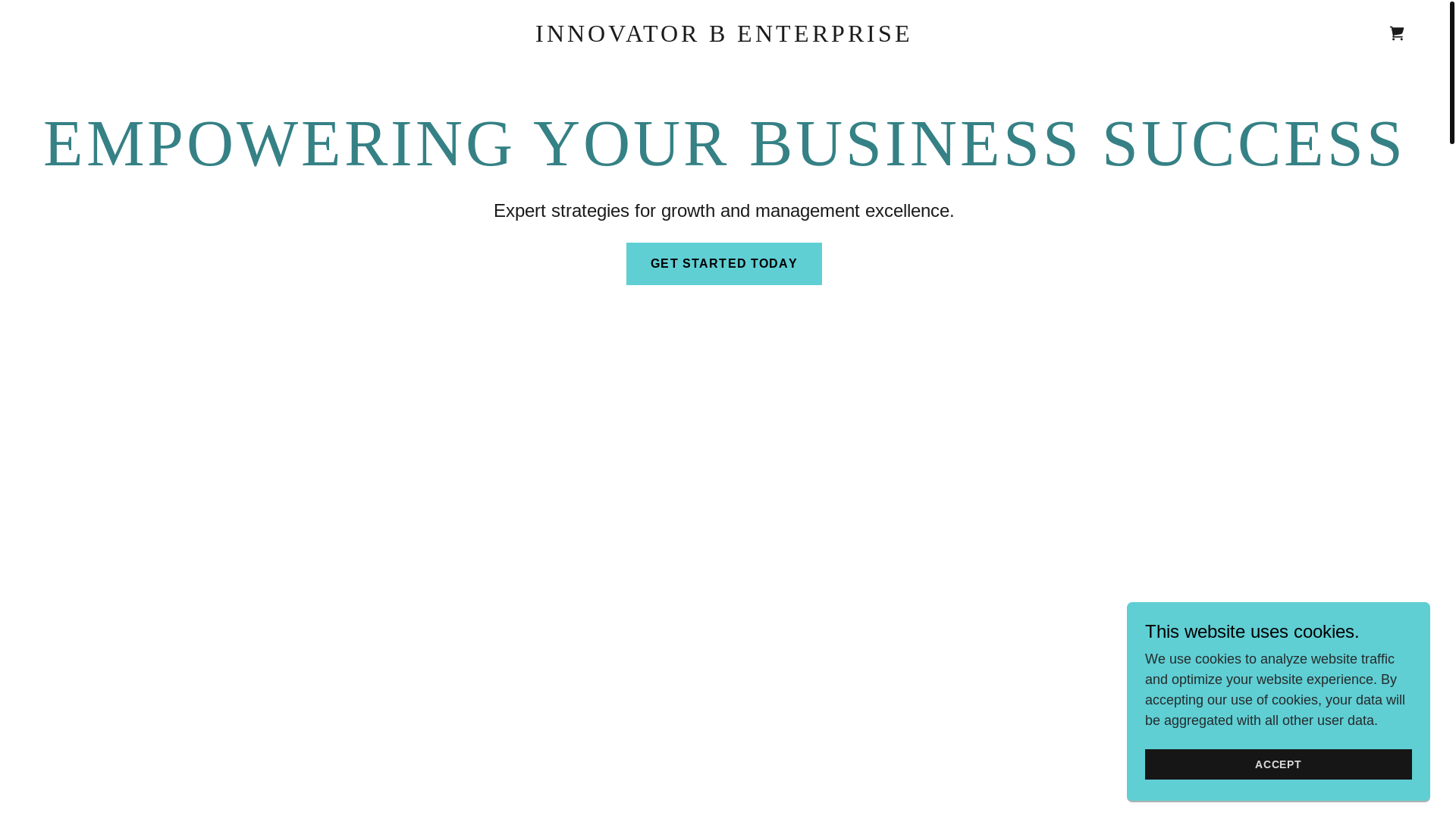 website screenshot of https://innovatorbenterprise.com/