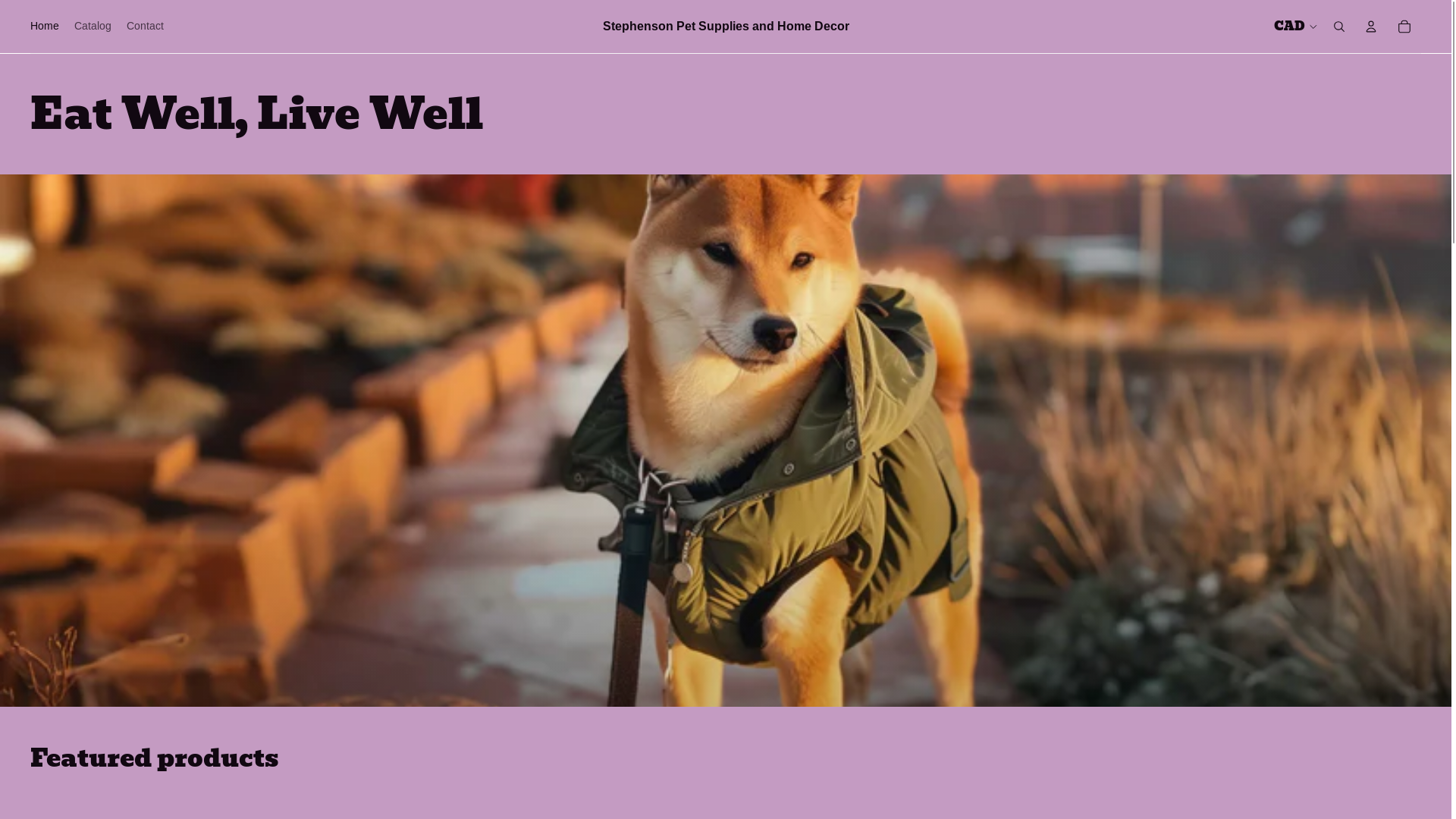 website screenshot of https://ssstephenson.com/