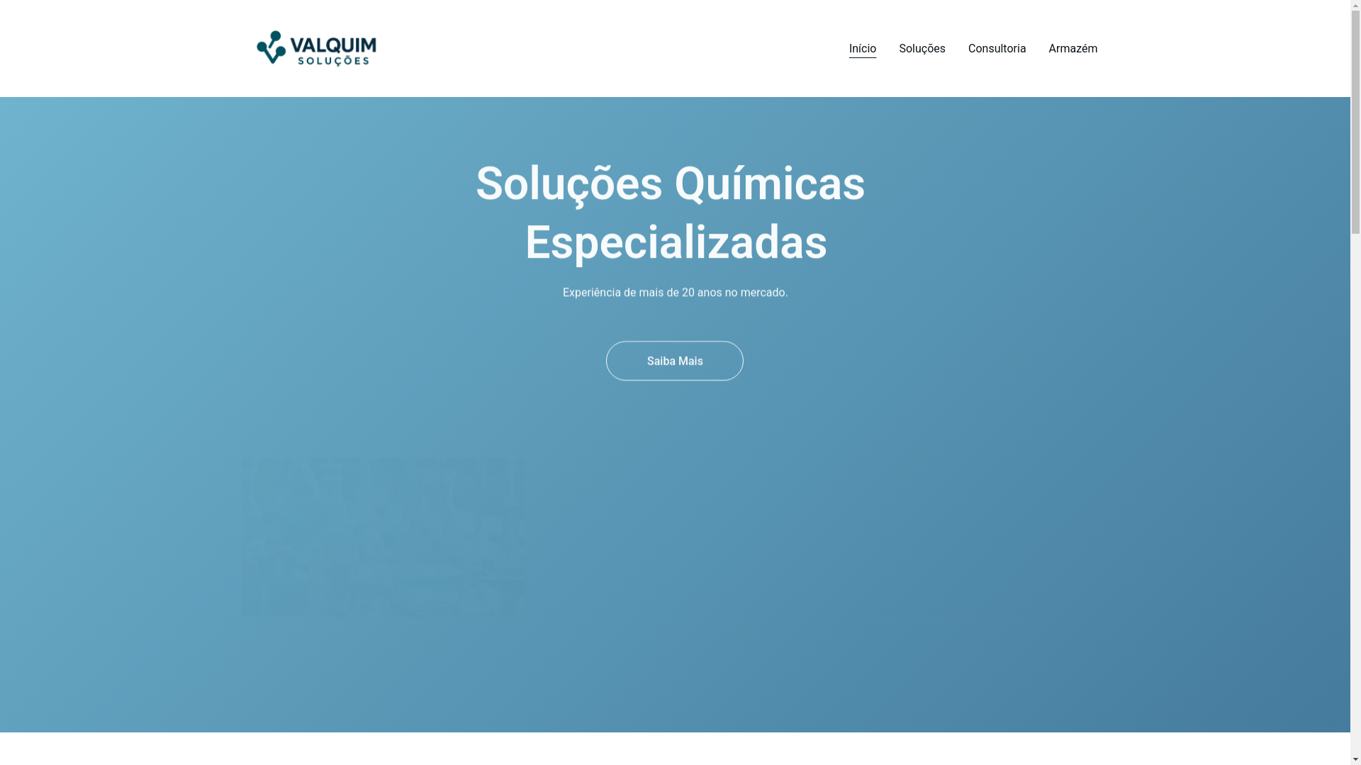 website screenshot of https://valquimsolucoes.com.br/