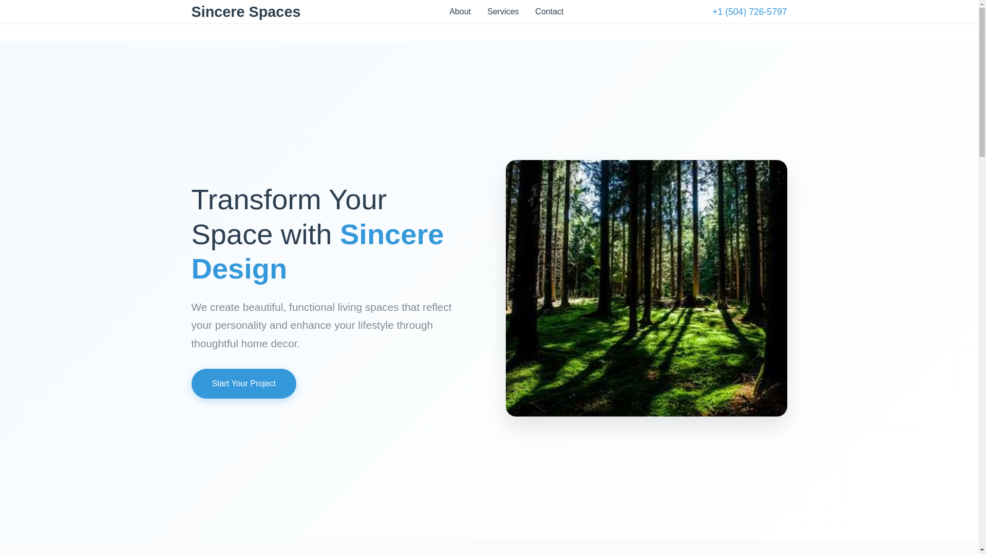 website screenshot of https://sincerespaces.cyou/