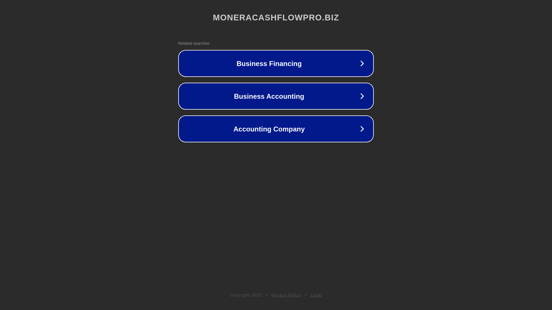 website screenshot of https://moneracashflowpro.biz/