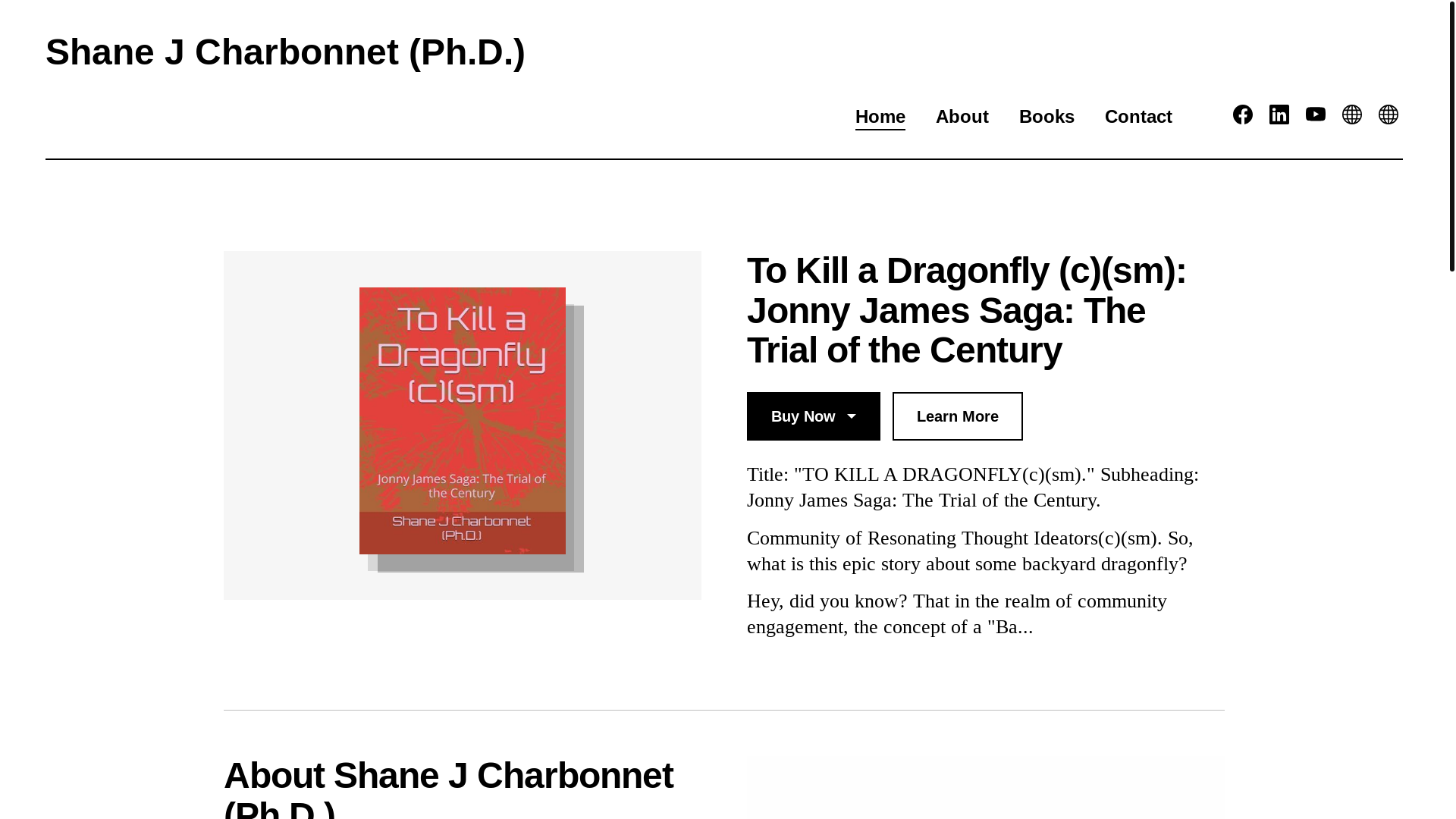 website screenshot of https://tokilladragonfly.com/