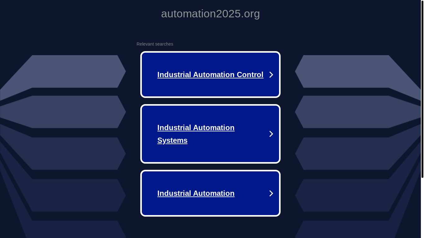 website screenshot of https://automation2025.org/