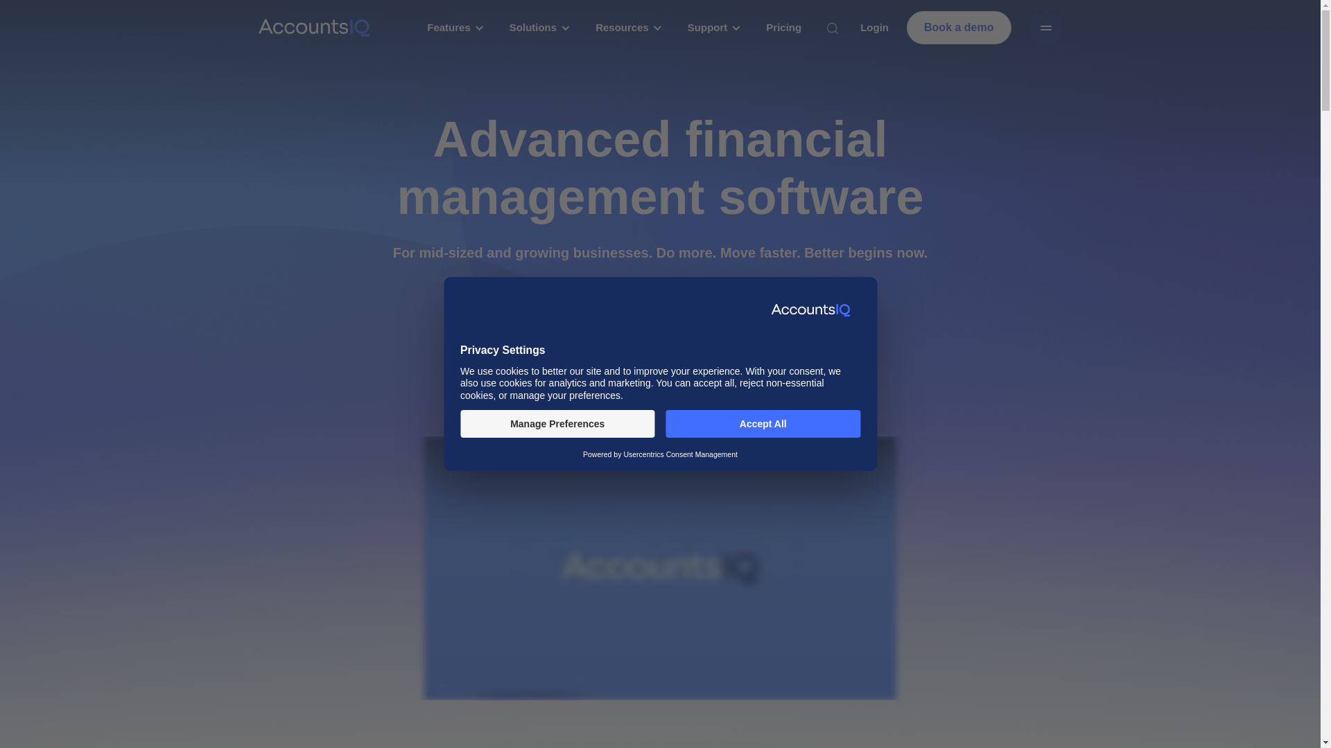 website screenshot of http://www.accountsiq.com/