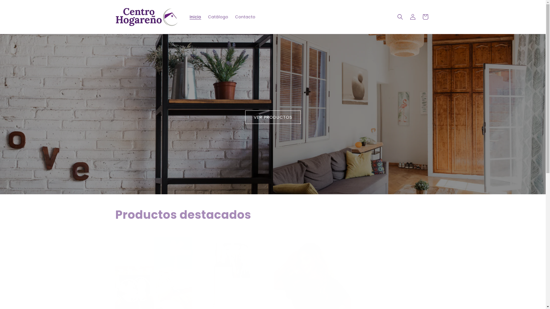 website screenshot of https://centrohogareno.shop/