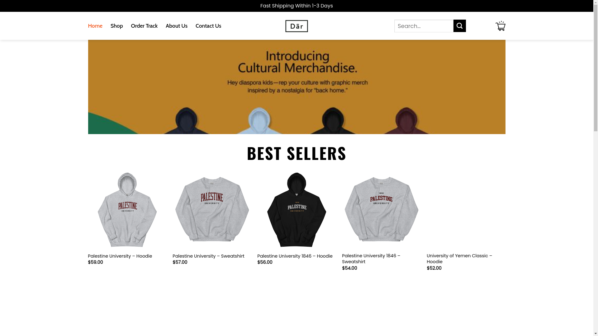 website screenshot of https://bestdarcollective.shop/