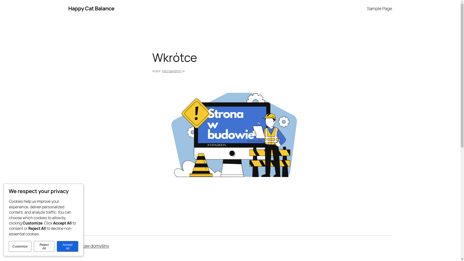website screenshot of https://happycatbalance.com/