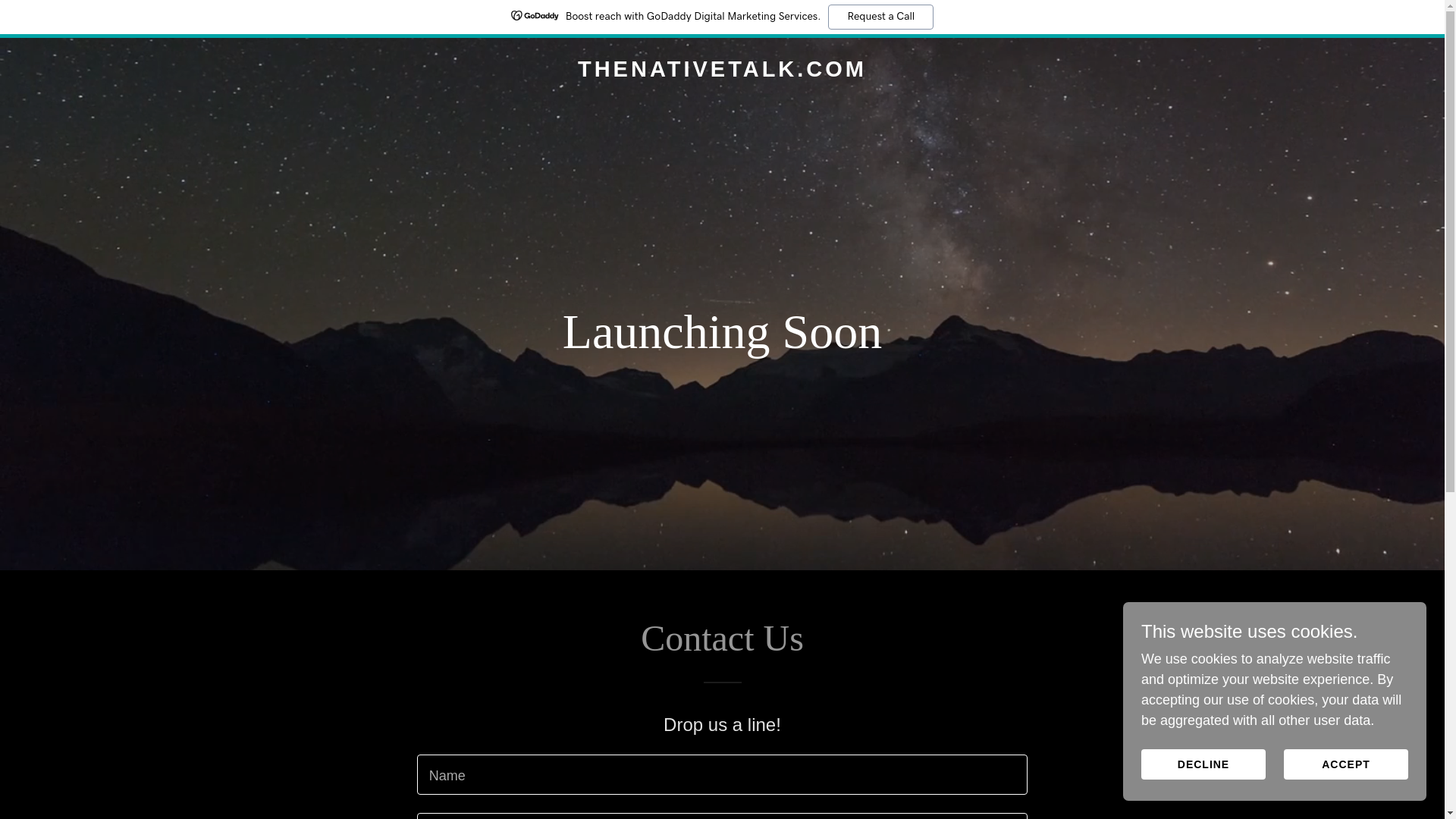 website screenshot of https://thenativetalk.com/