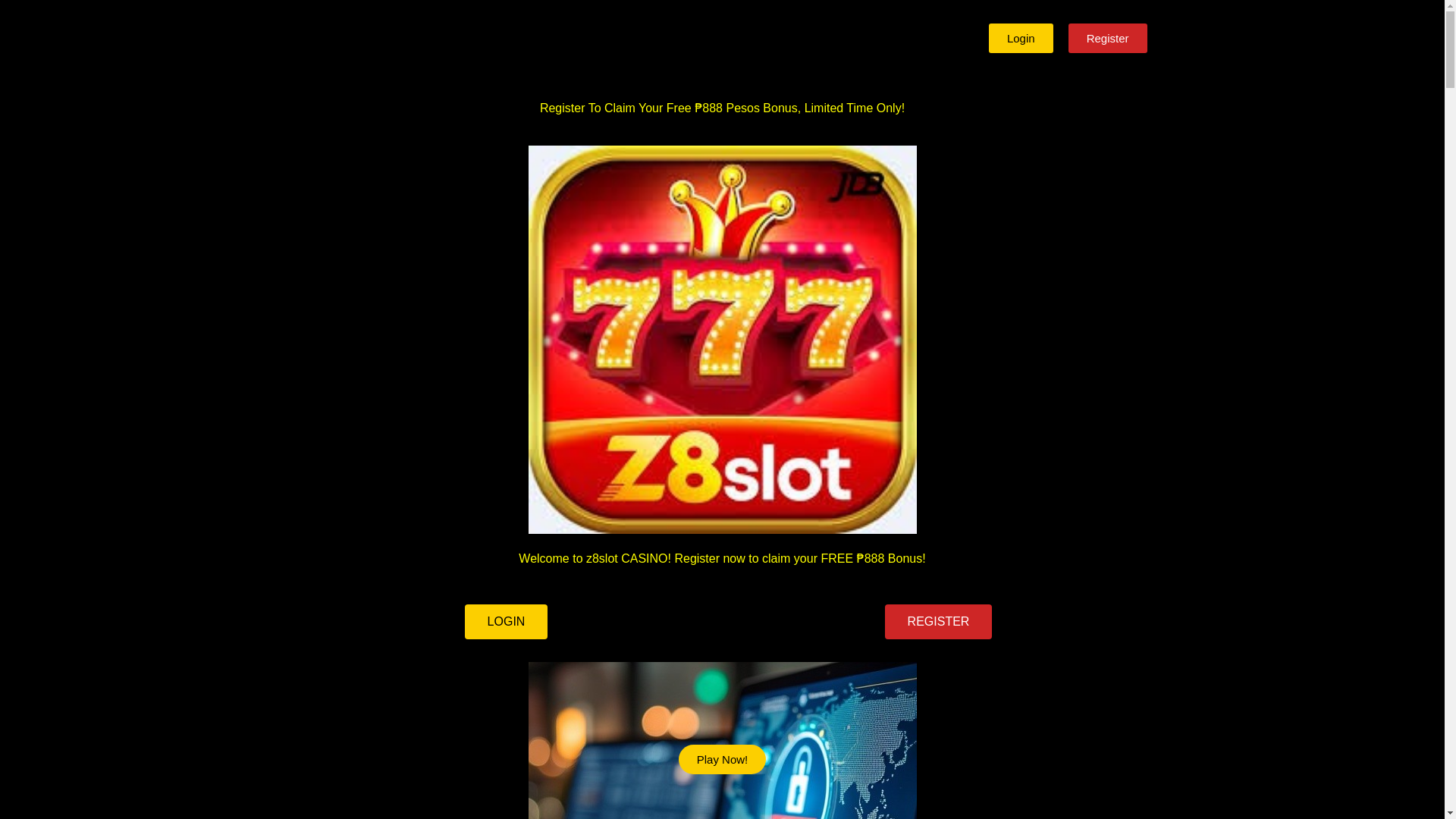 website screenshot of https://z8slotcasino.com/