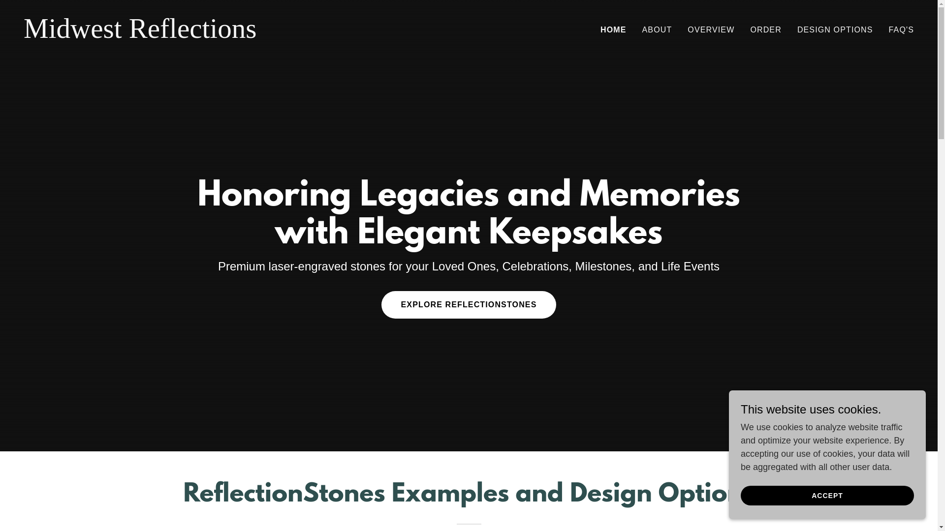 website screenshot of https://midwestreflections.com/