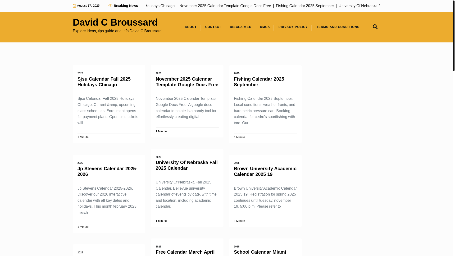 website screenshot of https://davidcbroussardl.pages.dev/