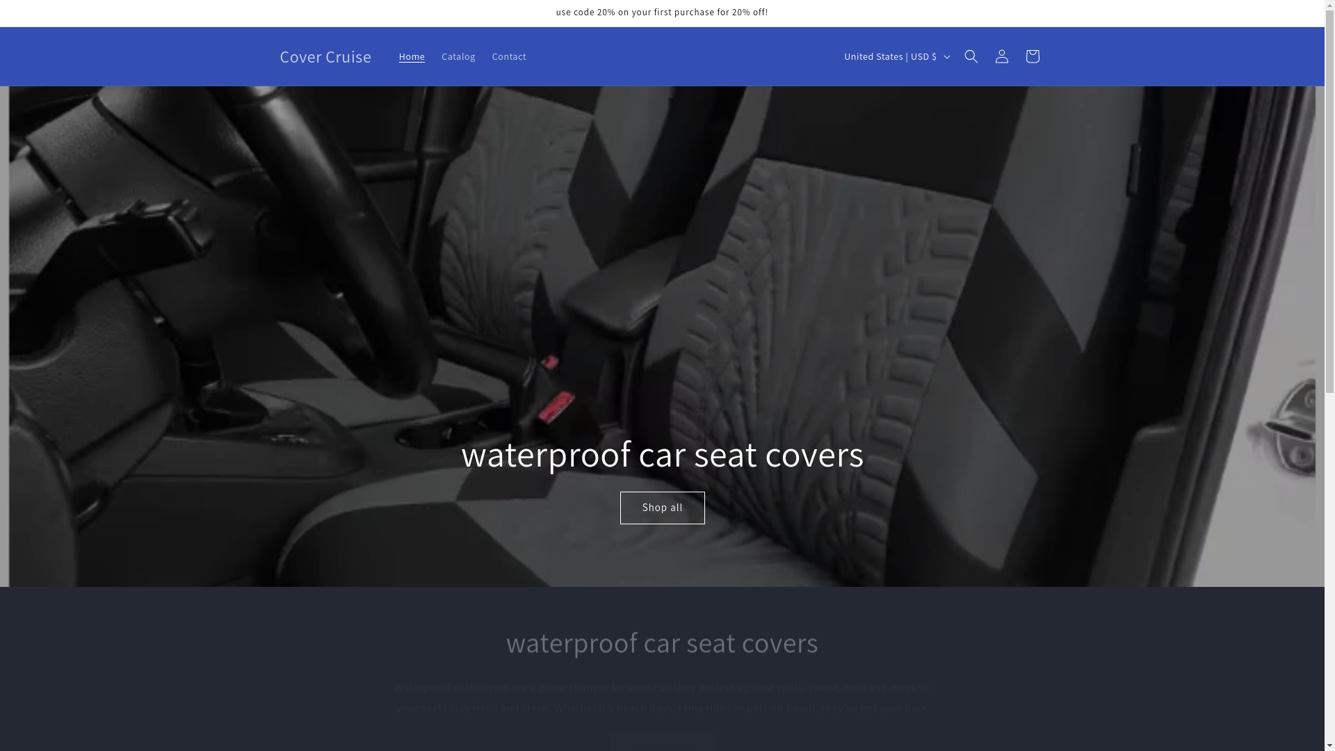 website screenshot of https://covercruise.com/