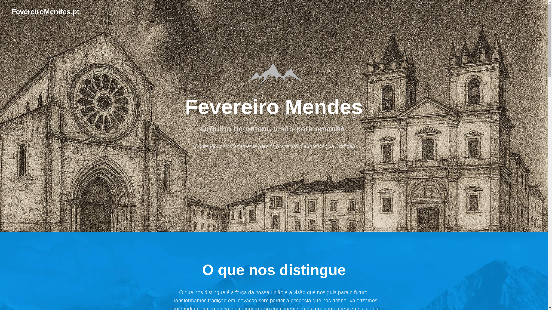 website screenshot of https://fevereiromendes.pt/