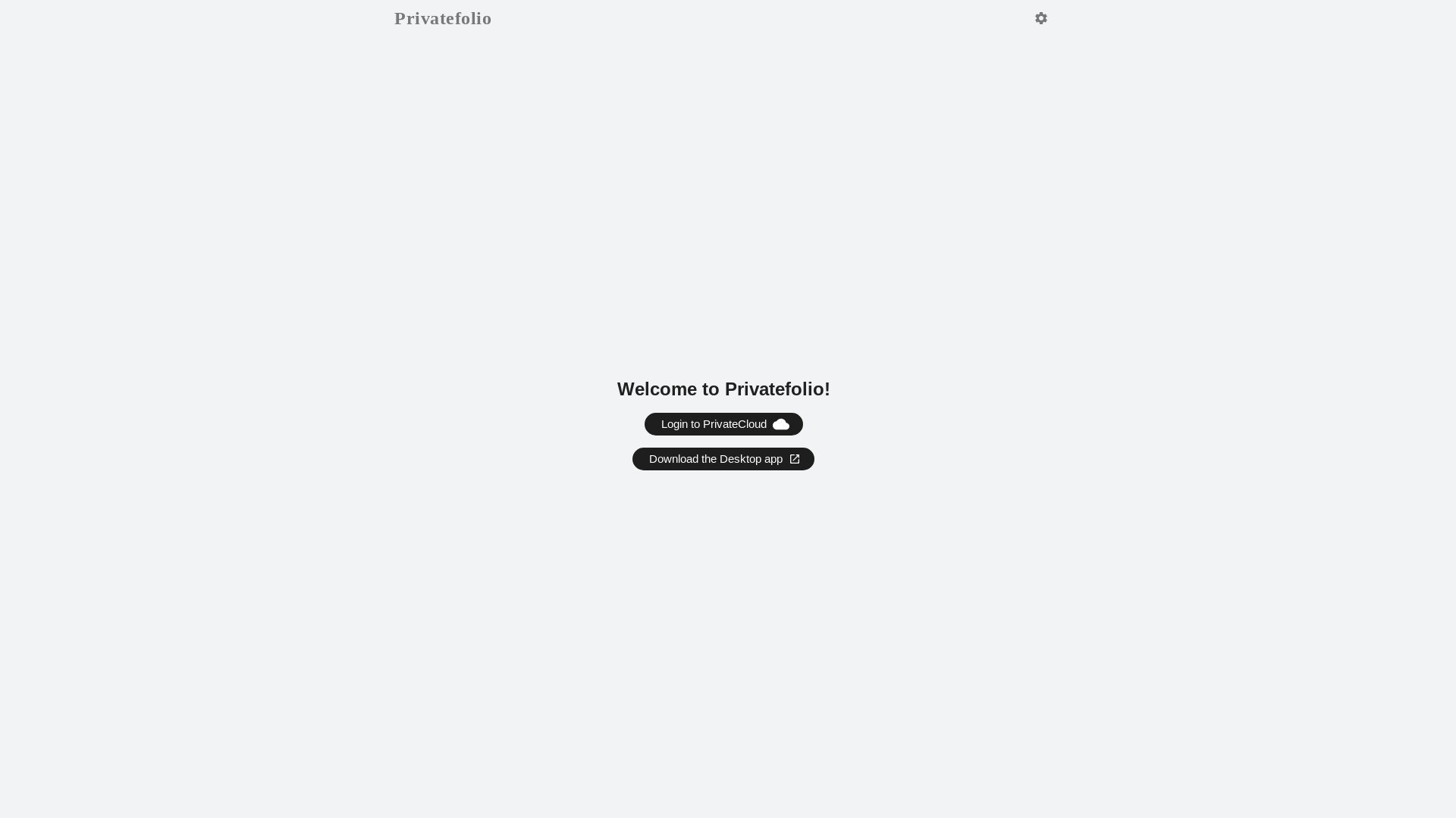 website screenshot of https://privatefolio-com.pages.dev/