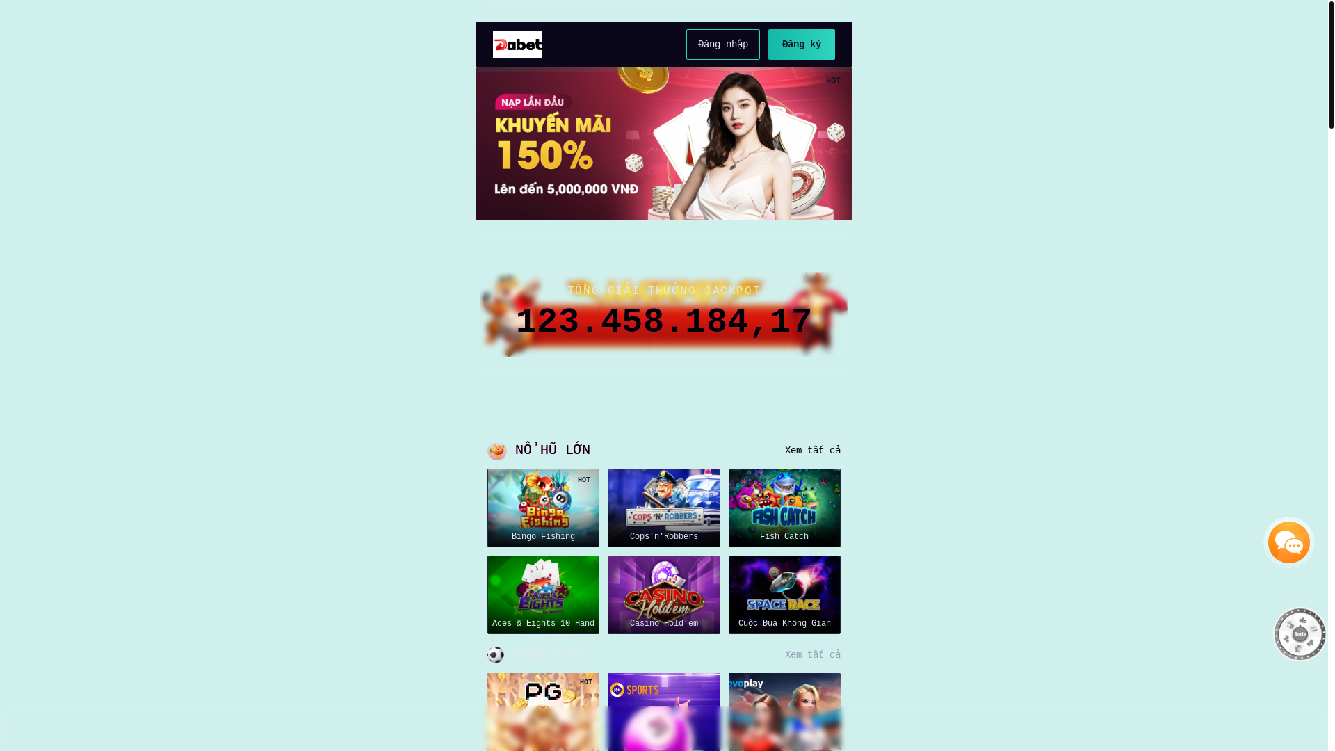 website screenshot of https://dabetlive.net/