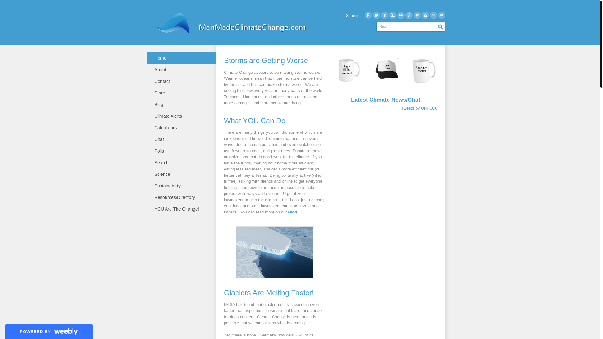 website screenshot of https://predictingtheweather.com/