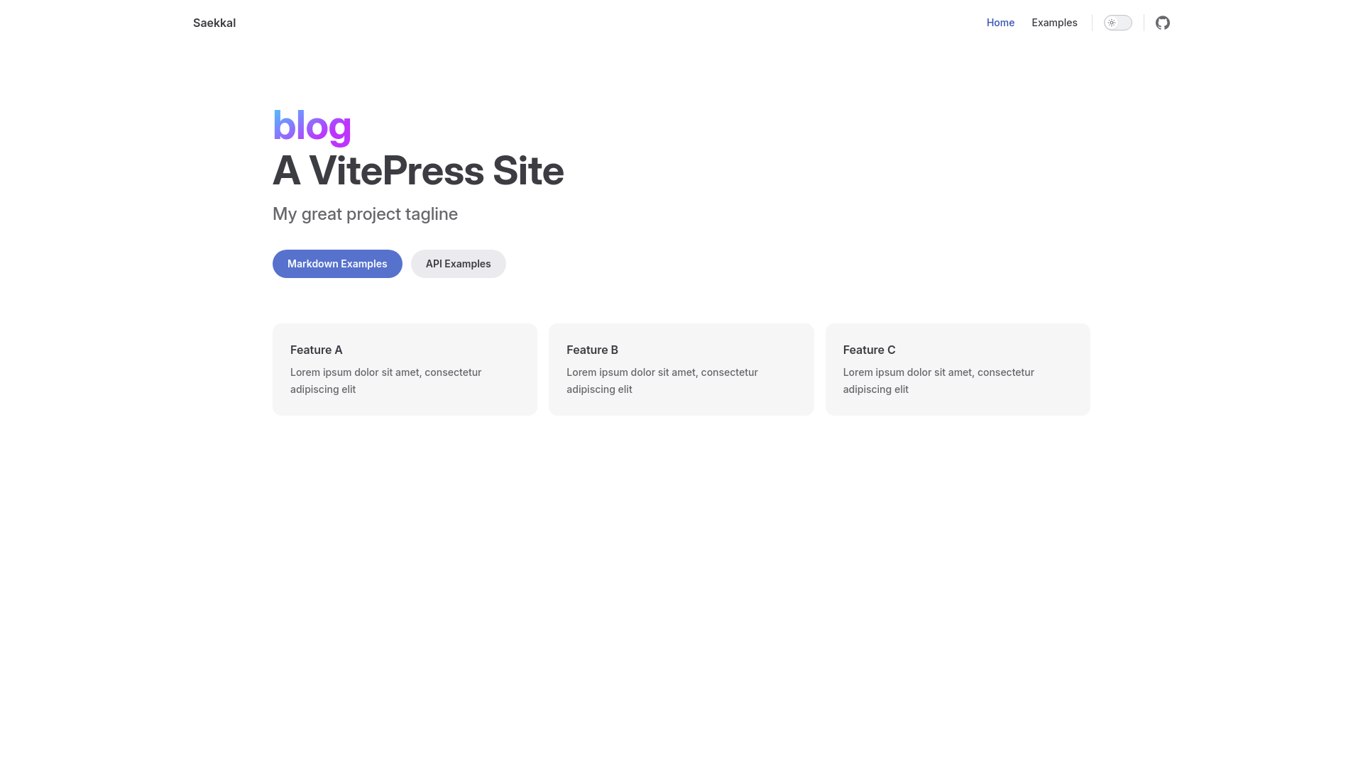 website screenshot of https://saekkkal.dev/