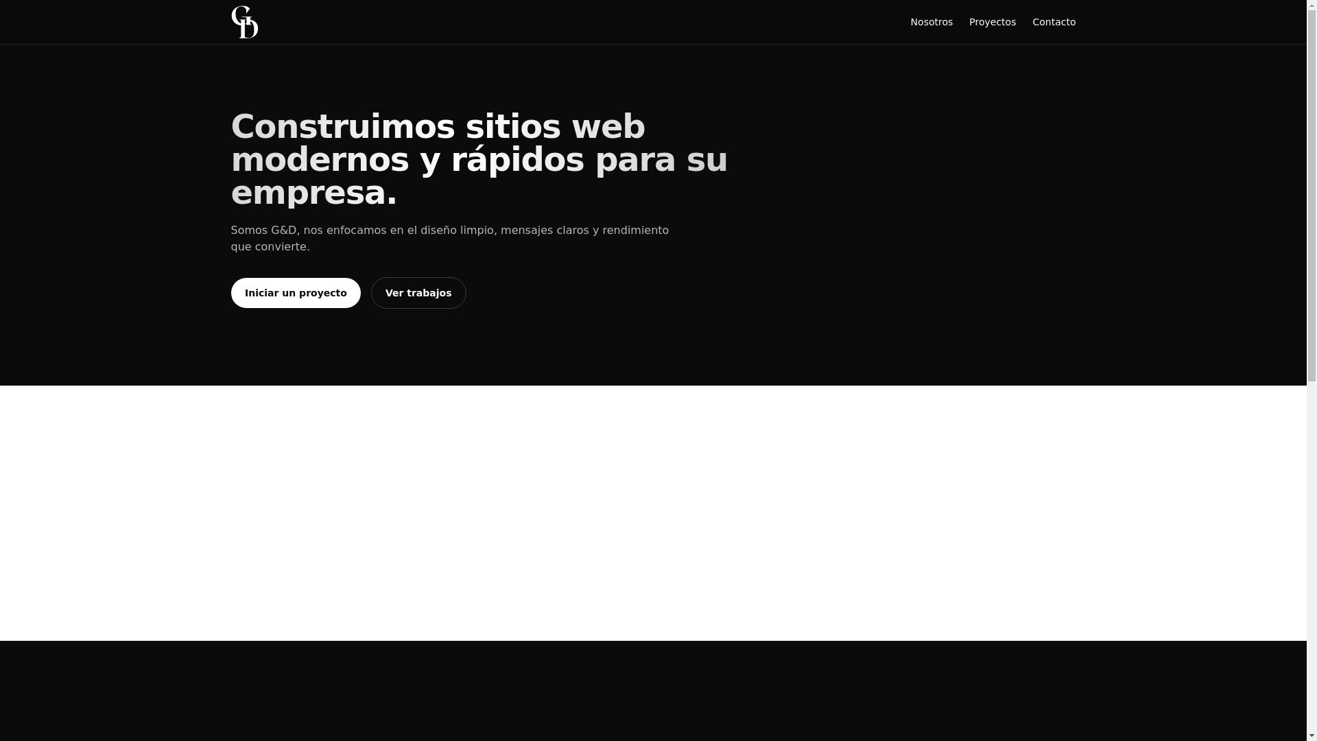 website screenshot of https://giandd.com/
