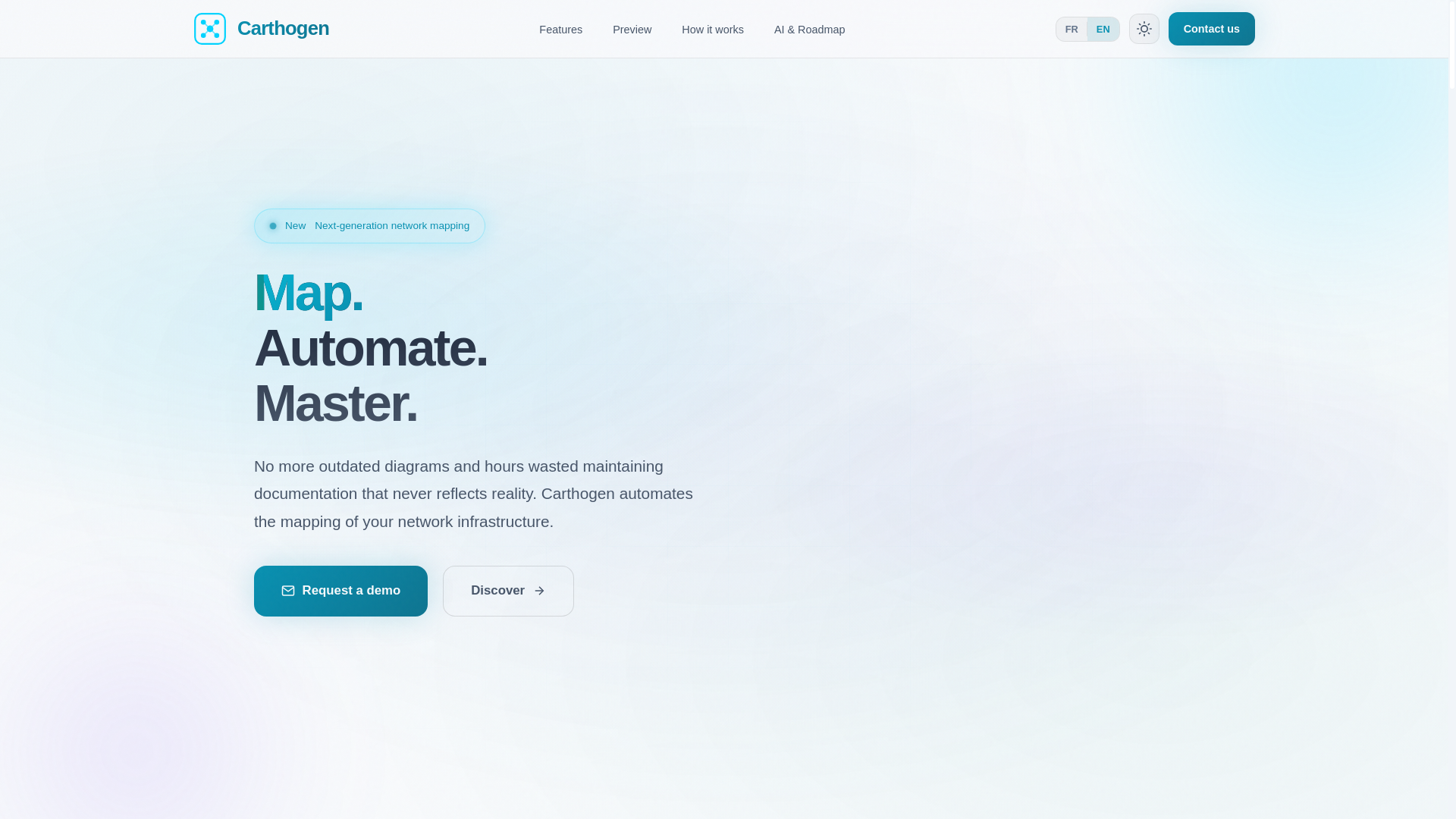 website screenshot of https://carthogen.com/