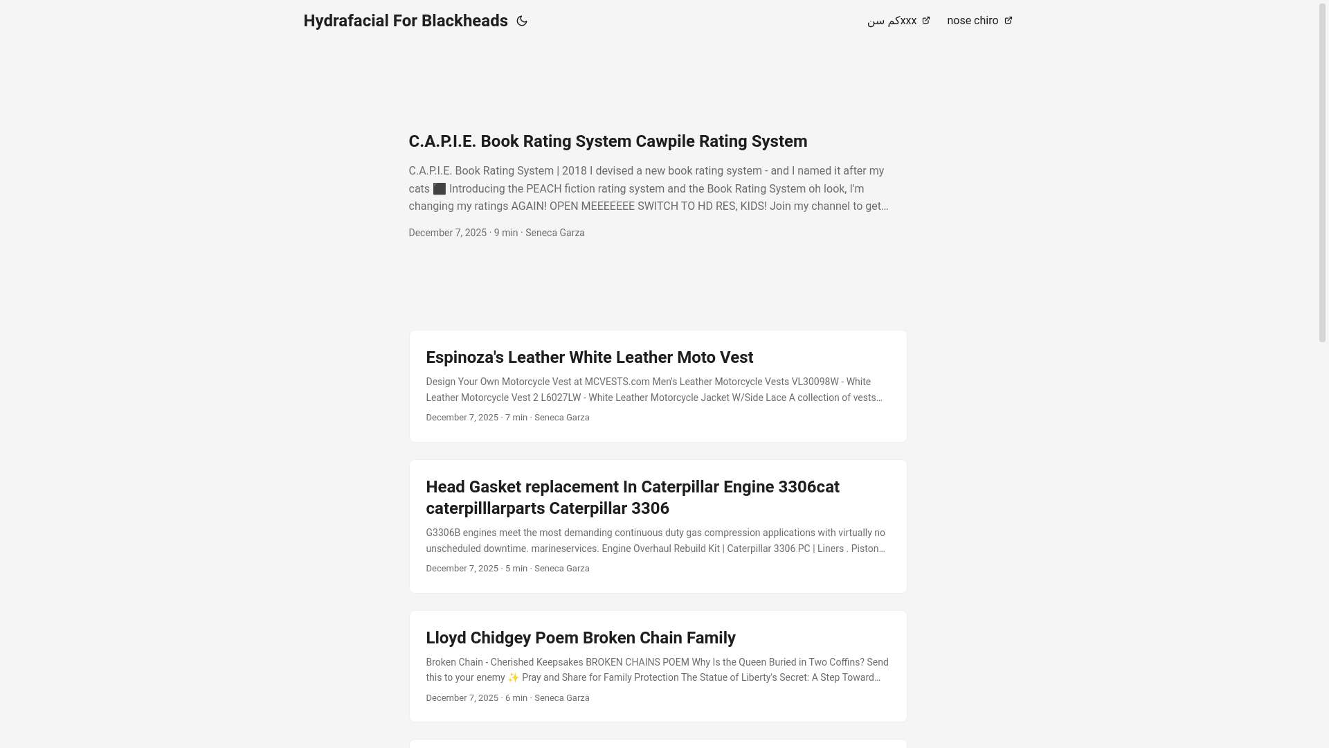 website screenshot of https://hydrafacialforblackheads.pages.dev/