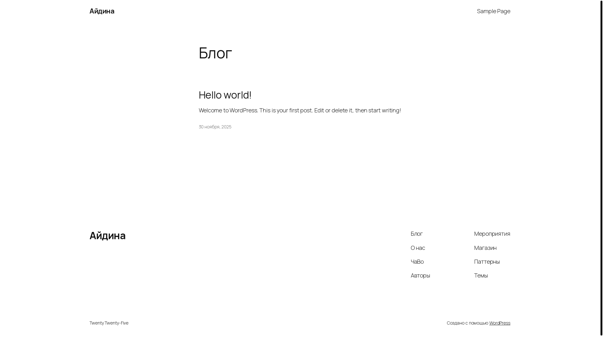 website screenshot of https://aidina-bb.kz/