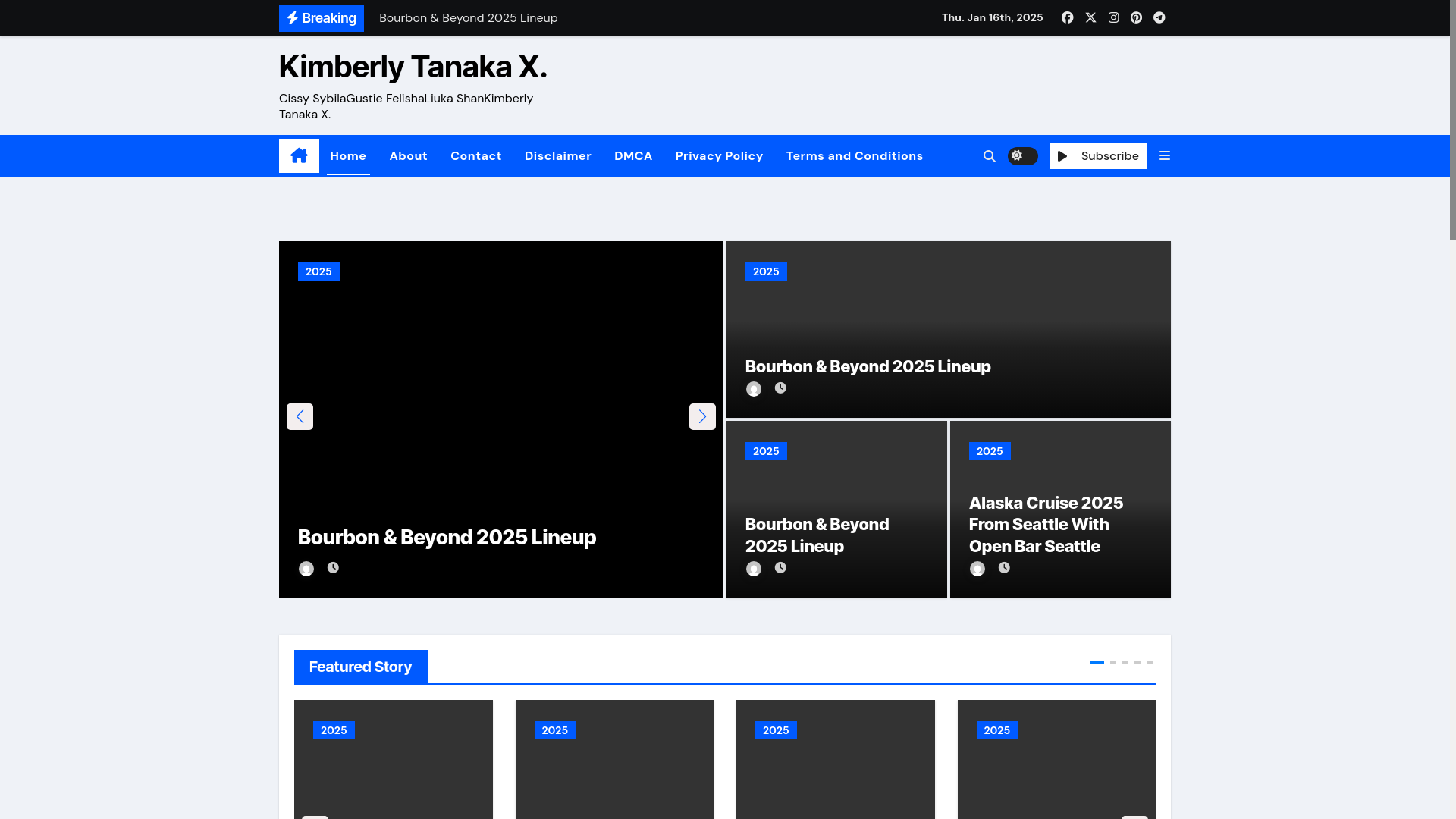 website screenshot of https://kimberlytanakax.pages.dev/