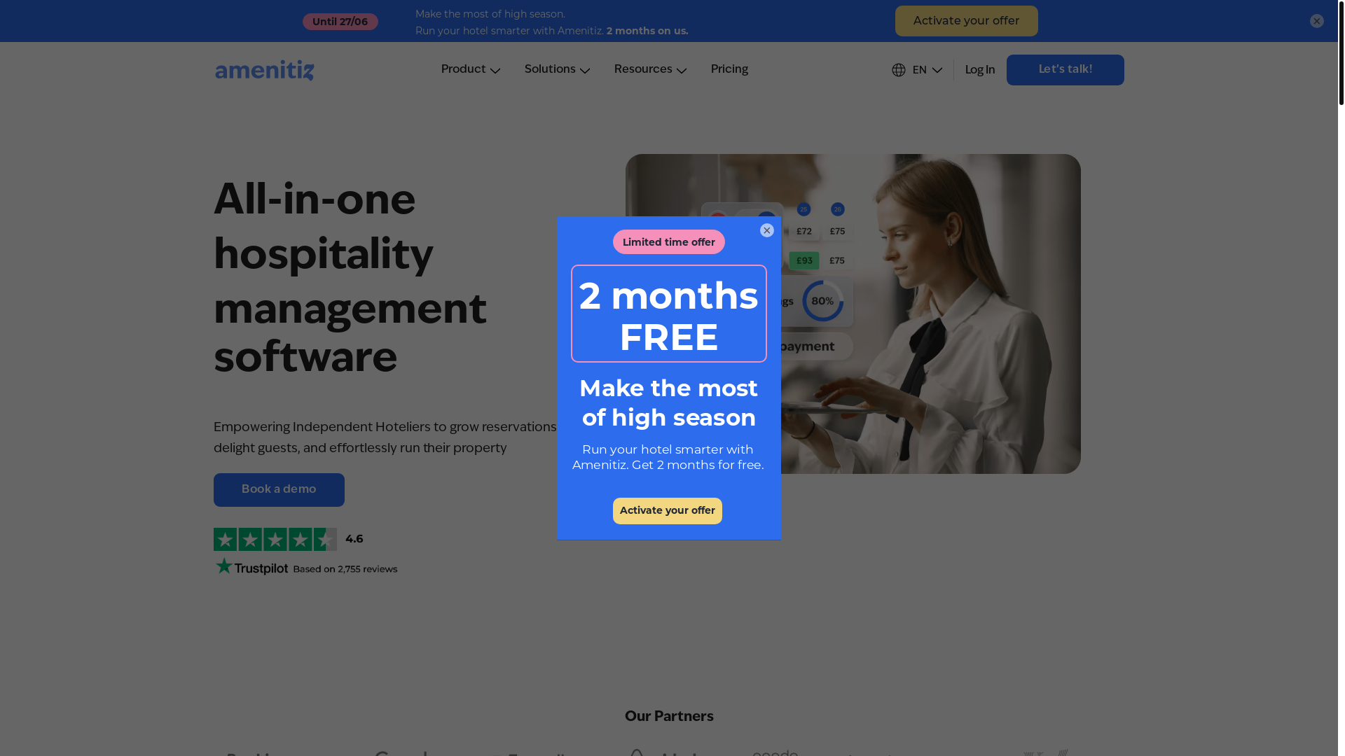 website screenshot of https://lesmelezestignes.com/