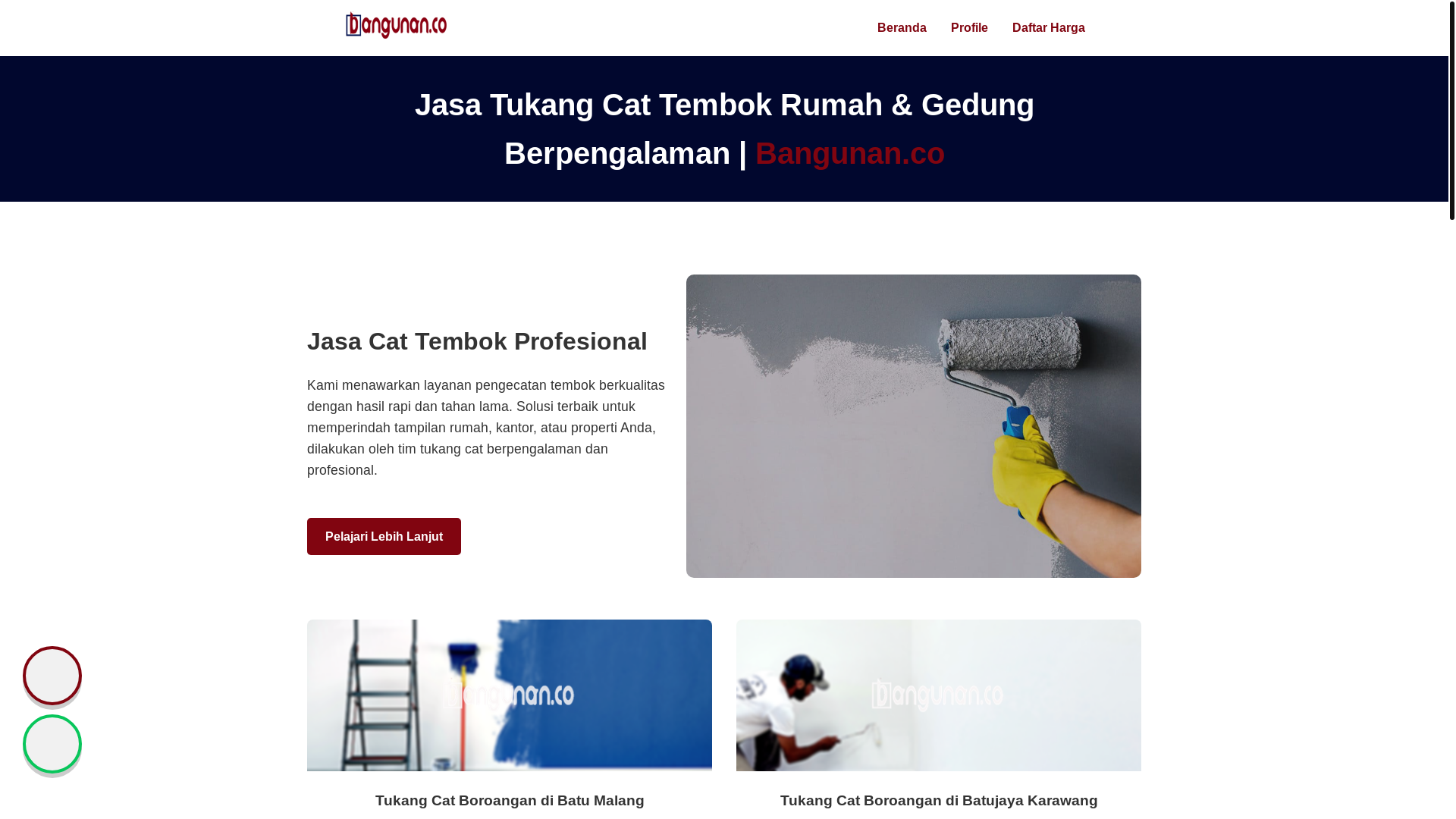 website screenshot of https://tukangcat-bangunan-co.pages.dev/