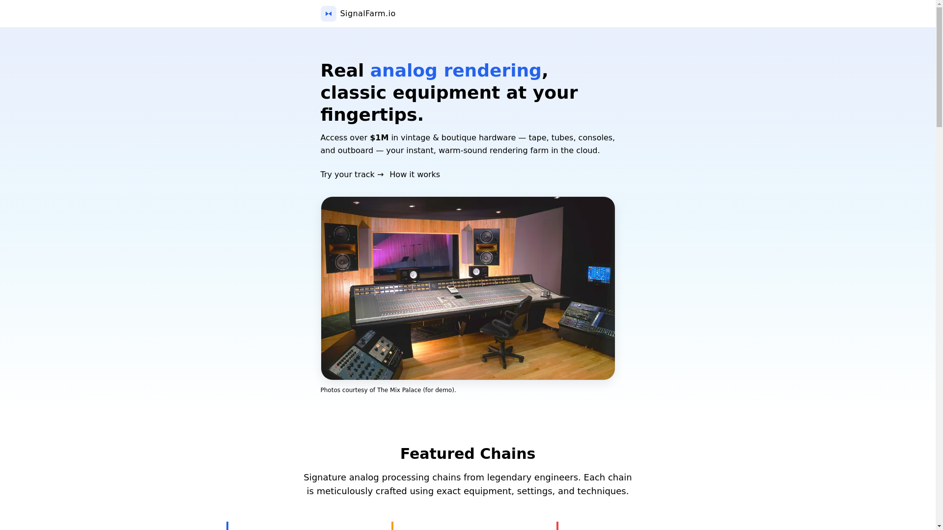 website screenshot of https://signalfarm.io/