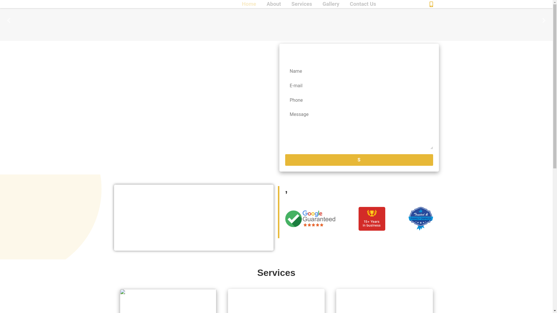 website screenshot of https://gswsewerlineinspection.com/