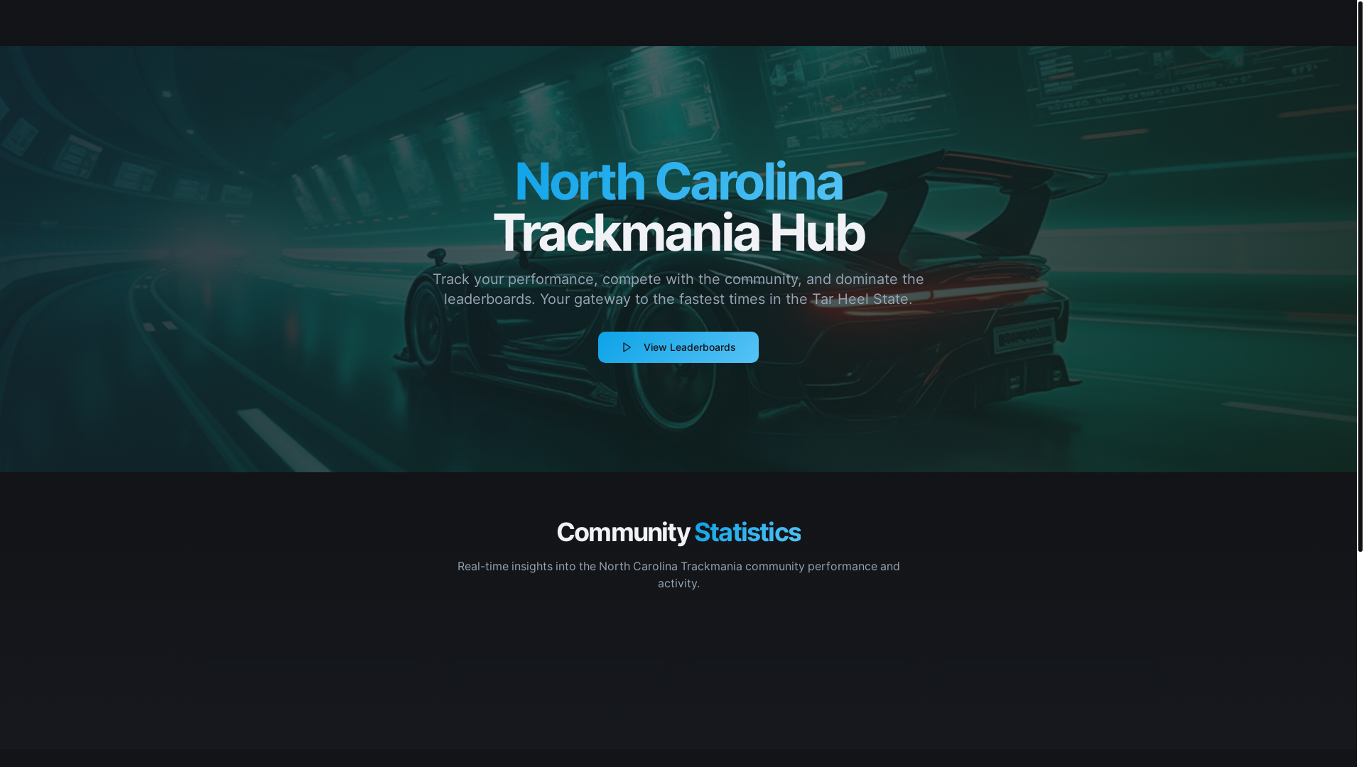 website screenshot of https://nc-trackmania.com/