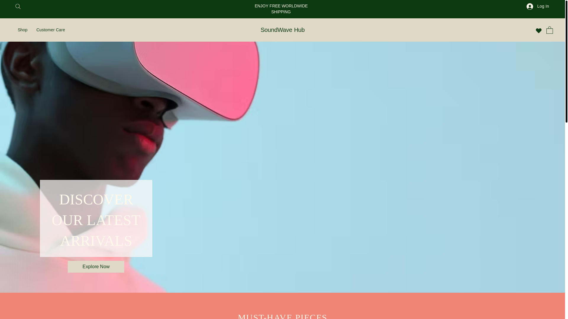 website screenshot of https://hubofsoundwaves.net/